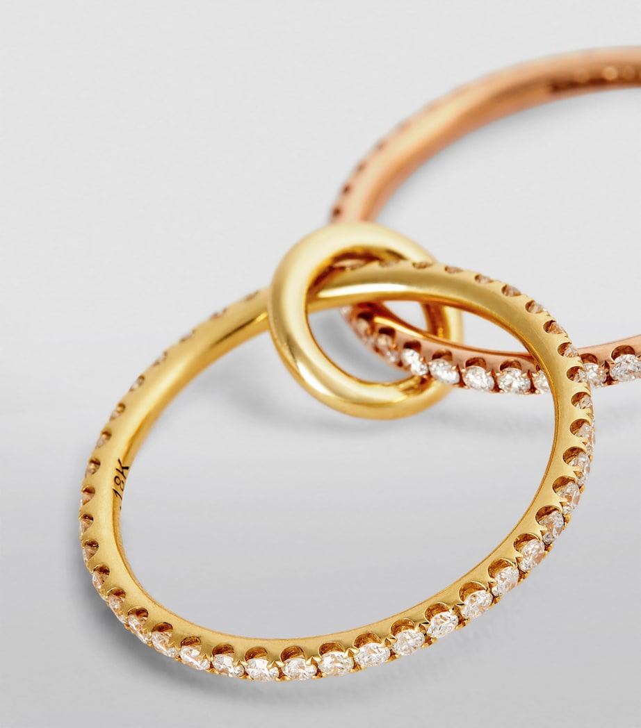 Mixed Gold and Diamond Aurora Ring MIXED GOLD Image 6