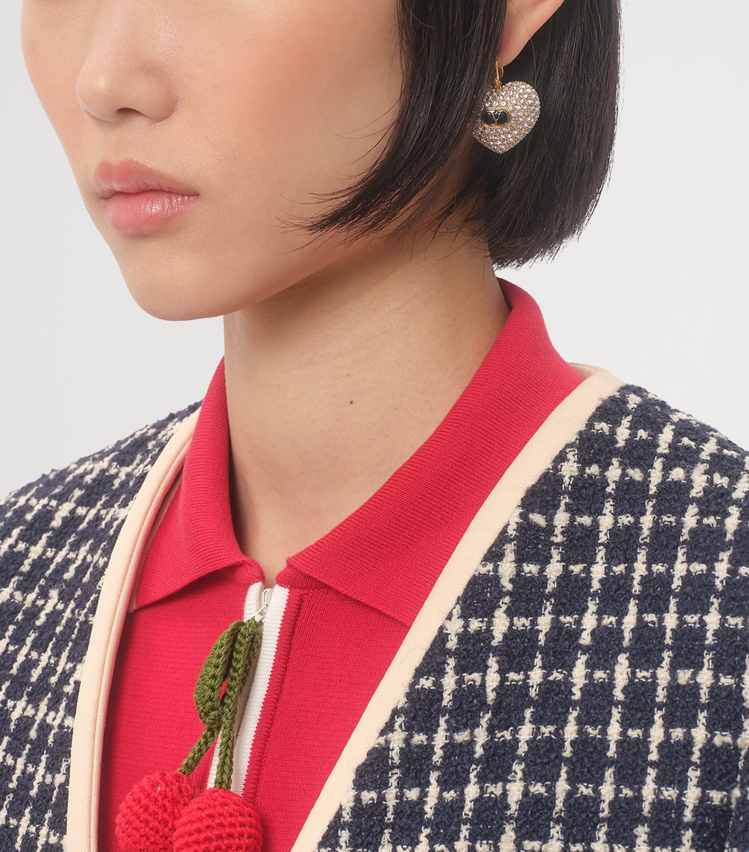 ピアス Valentino Garavani \"Coeur \" Earrings Coeur Royal Earrings In Metal And Enamel for Woman in Gold