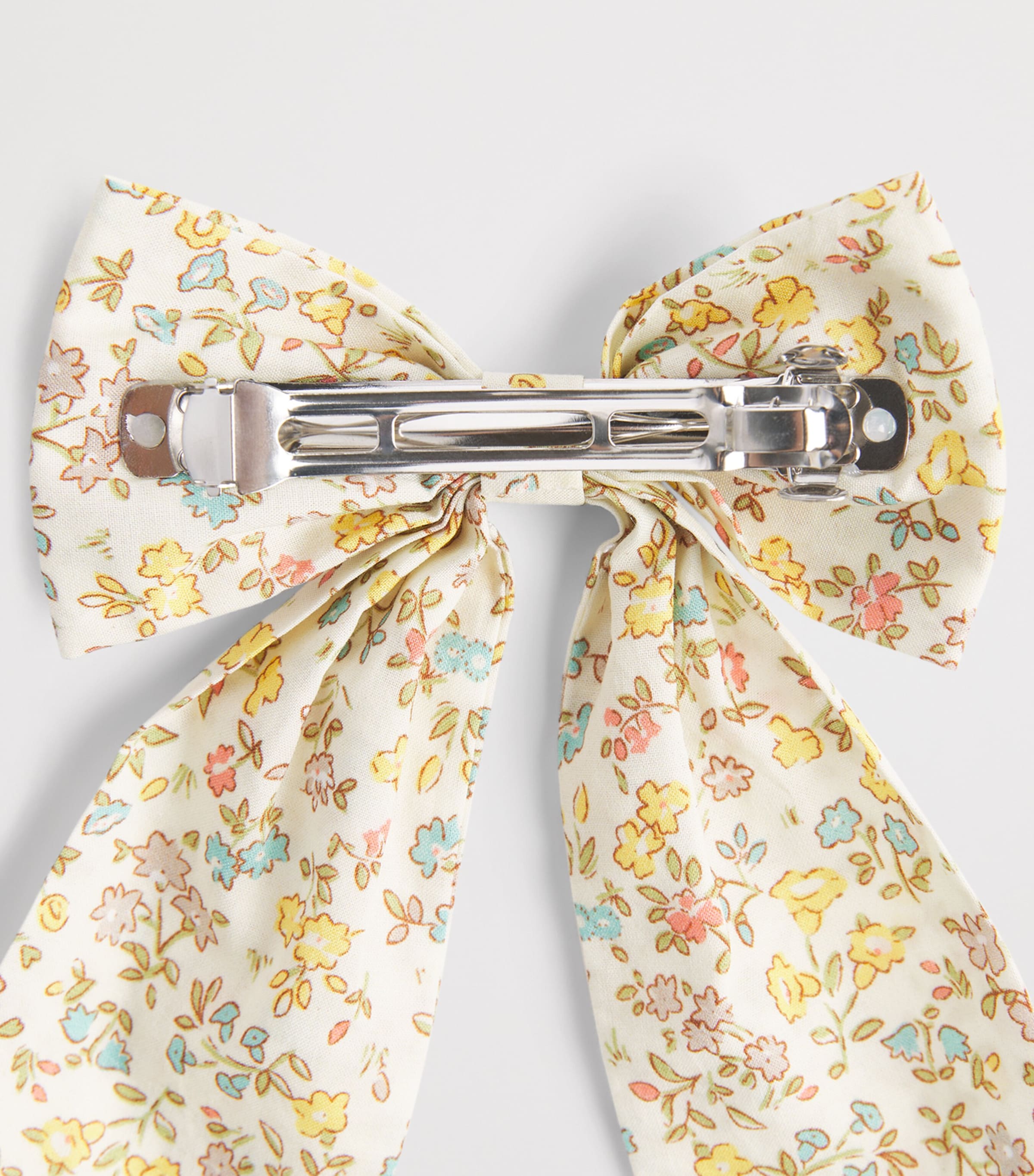 Rockahula Floral Bow Hair Clip Neutral Image 2