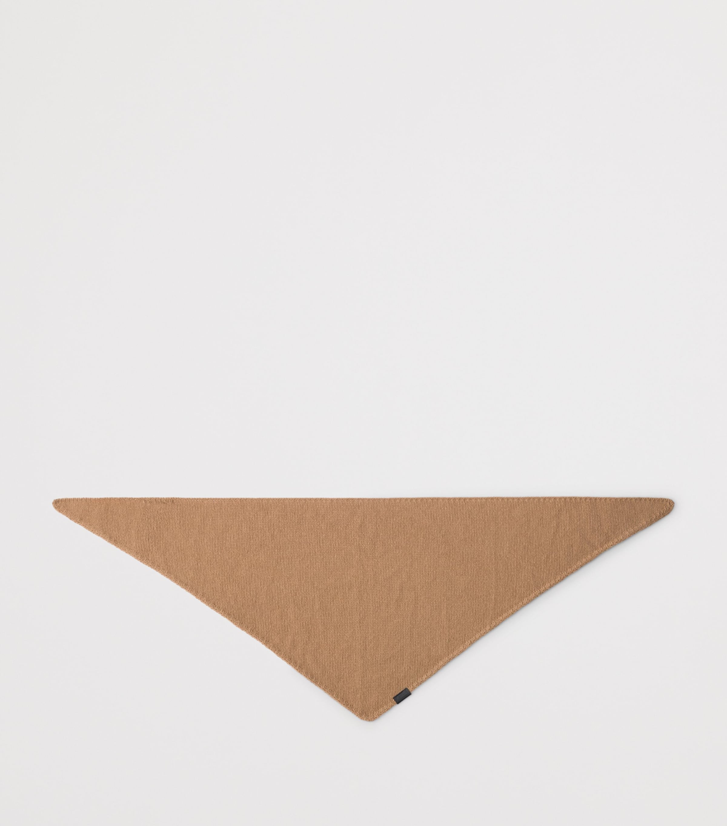 Prada Cashmere Triangular Shawl Brown Image 3