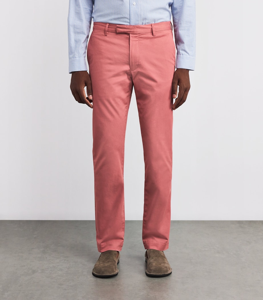Stretch-Cotton Canvas Chinos PINK Image 3