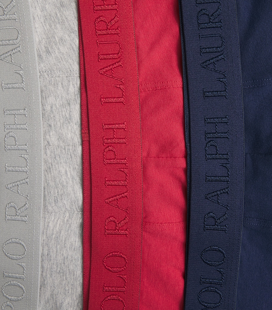 Polo Ralph Lauren Mens Stretch-Cotton Boxer Briefs (Pack of 3) Npnv/chlpep/andvrhth Image 5