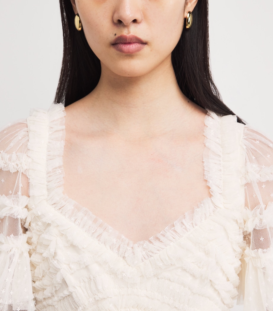 Ruffle Amara Gown CREAM Image 4