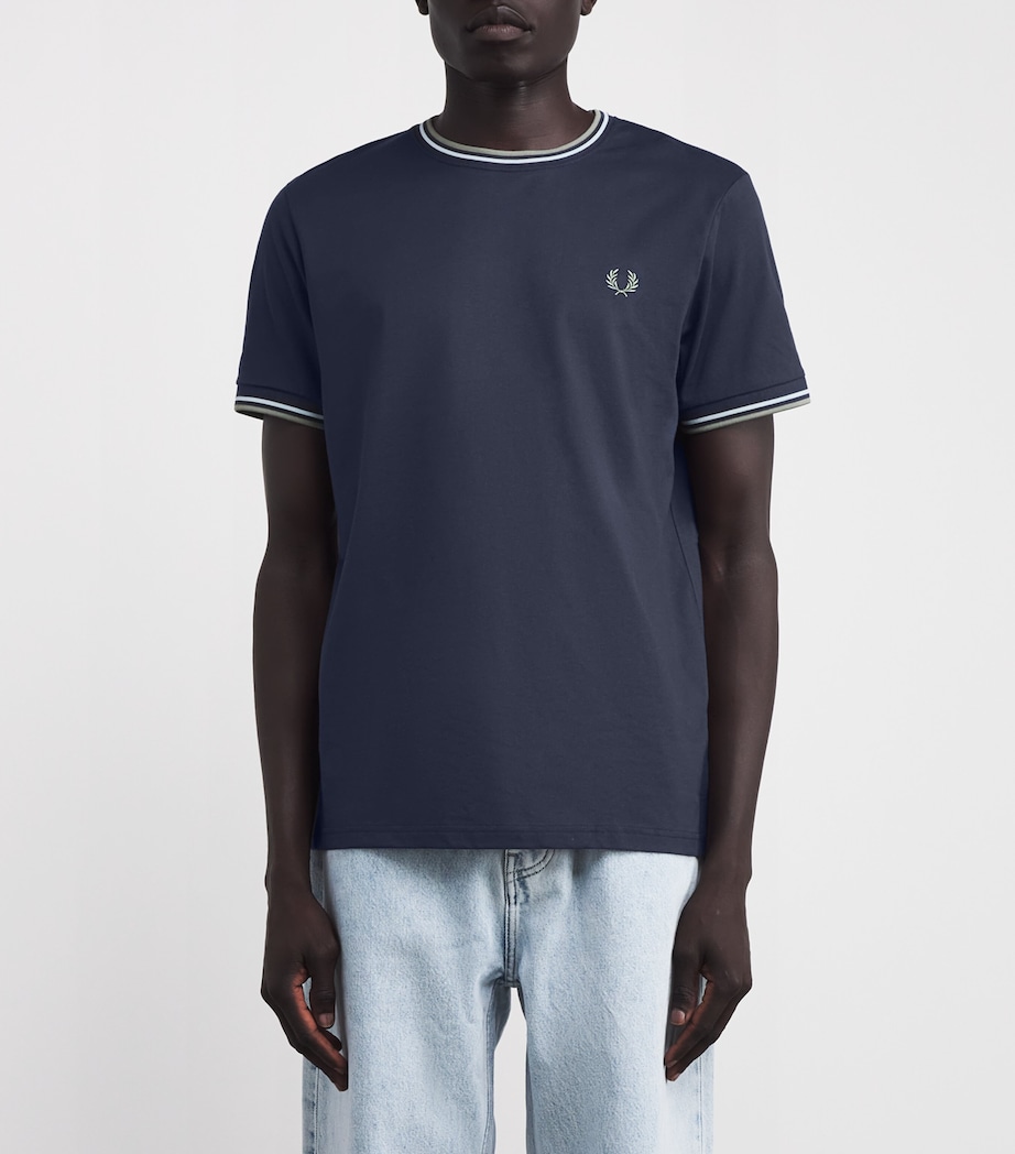 Cotton Twin Tipped T-Shirt Z47-DRKAIRF/LIC/BAYL Image 3