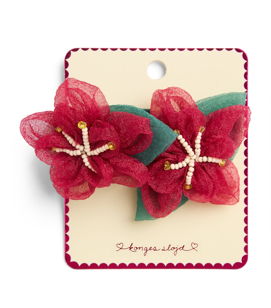 KONGES SLOJD Flower Hair Ties (Pack of 2) Image 1