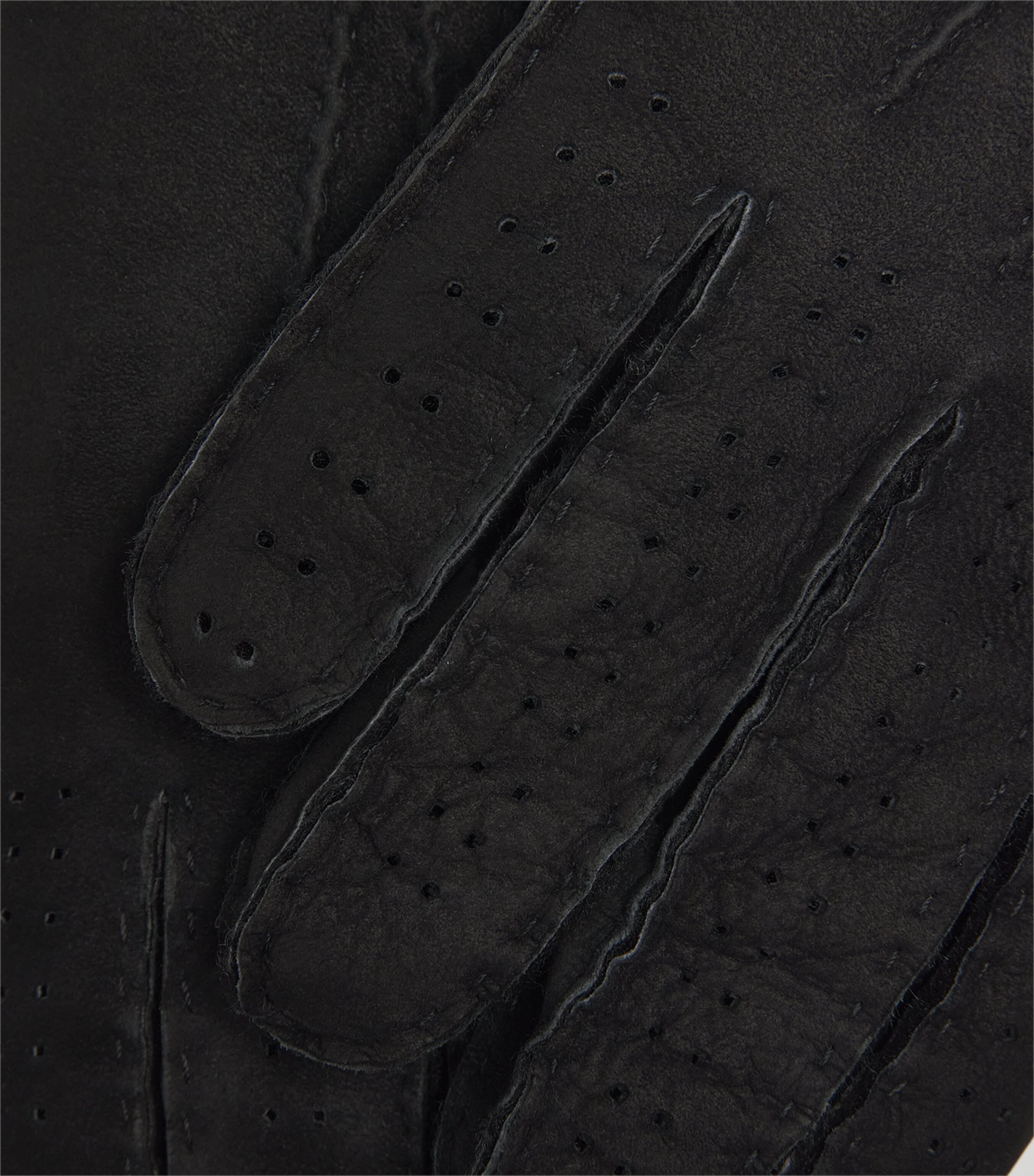 Giorgio Armani Black Shearling Leather Gloves | Harrods US