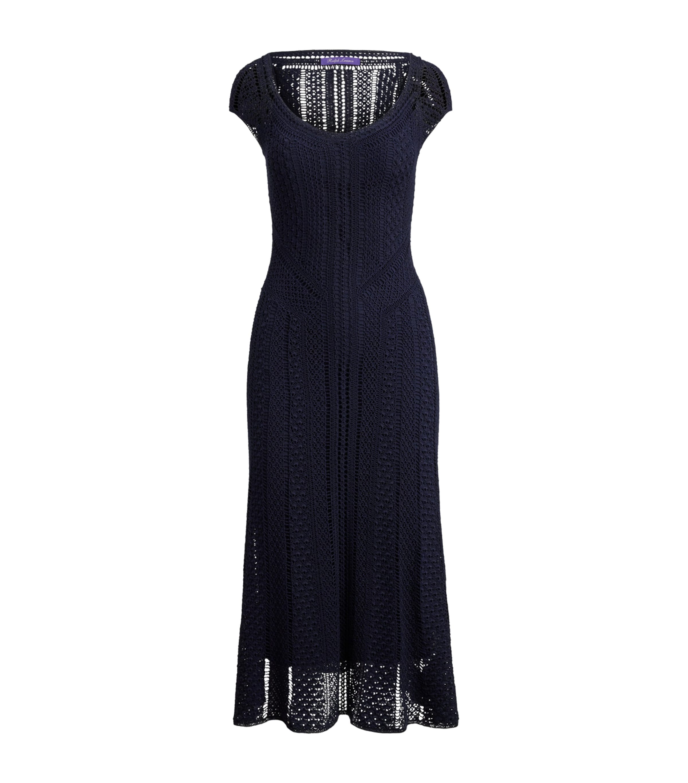 Silk Crosley Midi Dress NAVY-410 Image 1