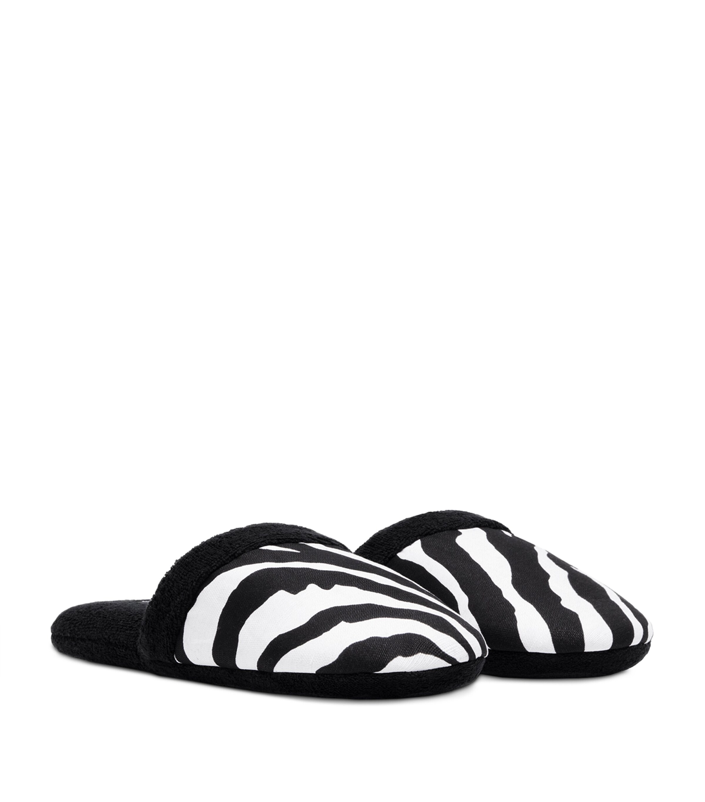 Dolce&Gabbana Casa Zebra Print Slippers Zebra/nero Image 2