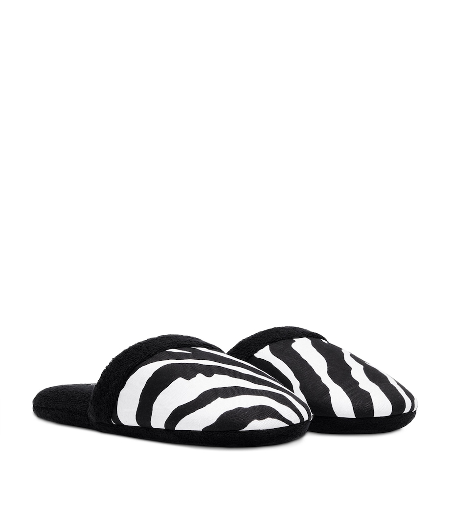 Zebra Print Slippers UZ001-ZEBRA/NERO Image 2