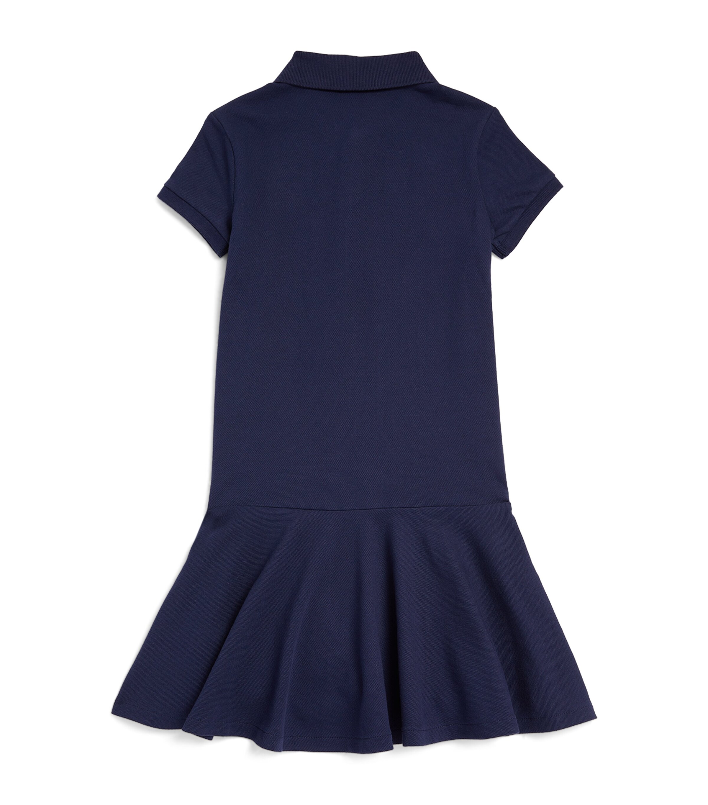 Ralph Lauren Kids Stretch-Cotton Polo Pony Dress (2-6 Years) Rfnd Navy Image 2