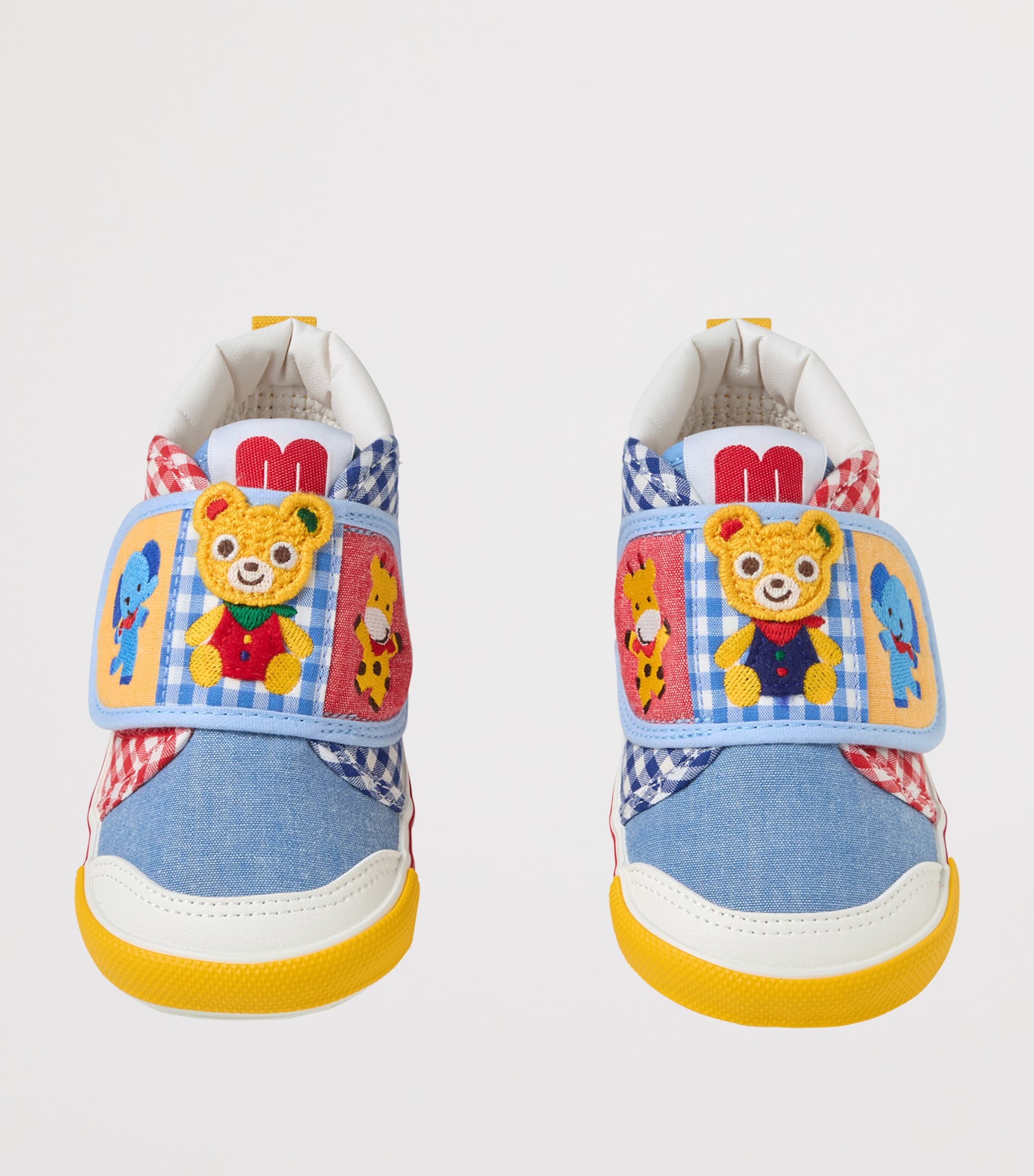 Miki House Cotton-Blend Embroidered Sneakers Image 4