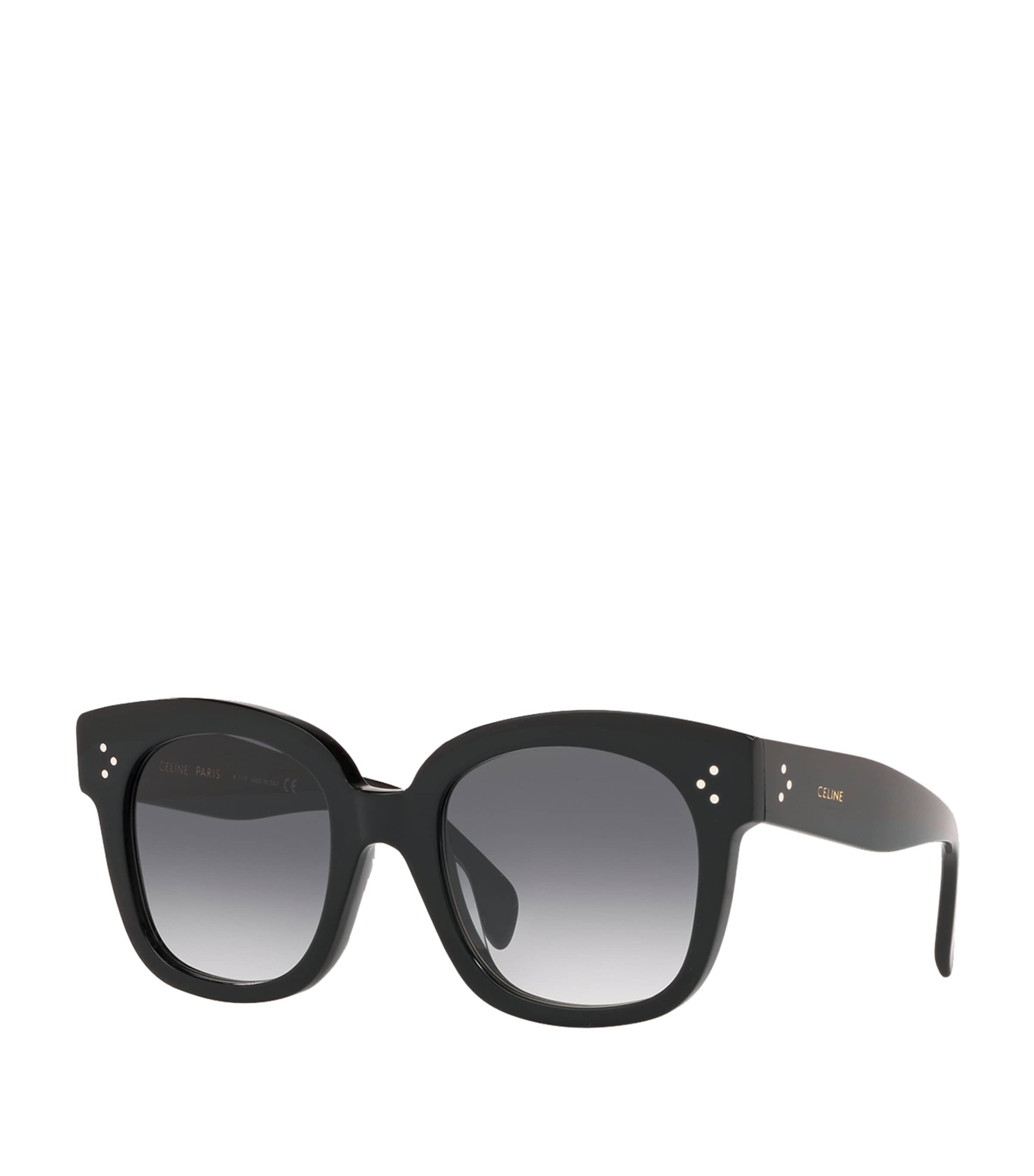 Celine Rectangular Sunglasses Black Image 2