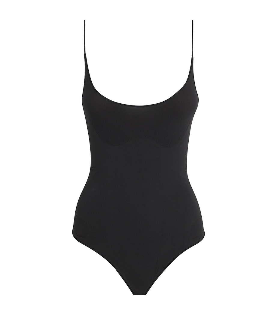 Sheer Seamless Thong Bodysuit ONYX Image 1