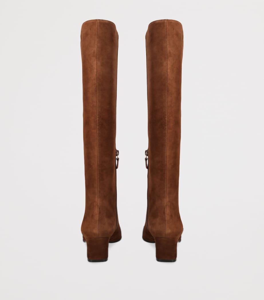Suede Stassi Knee-High Boots 50 BROWN Image 2
