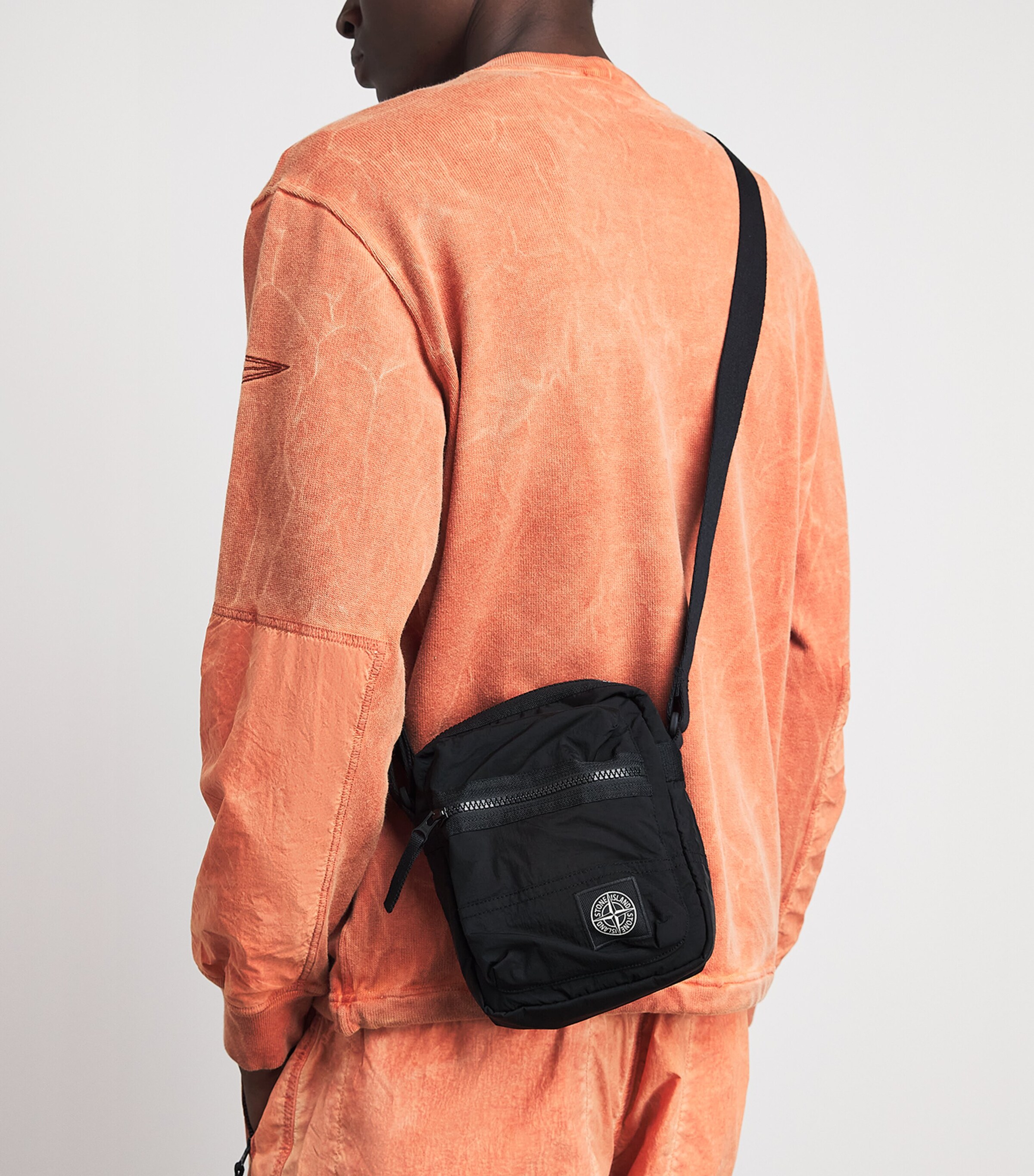 Stone Island Coated-Nylon Logo Cross-Body Bag Image 2