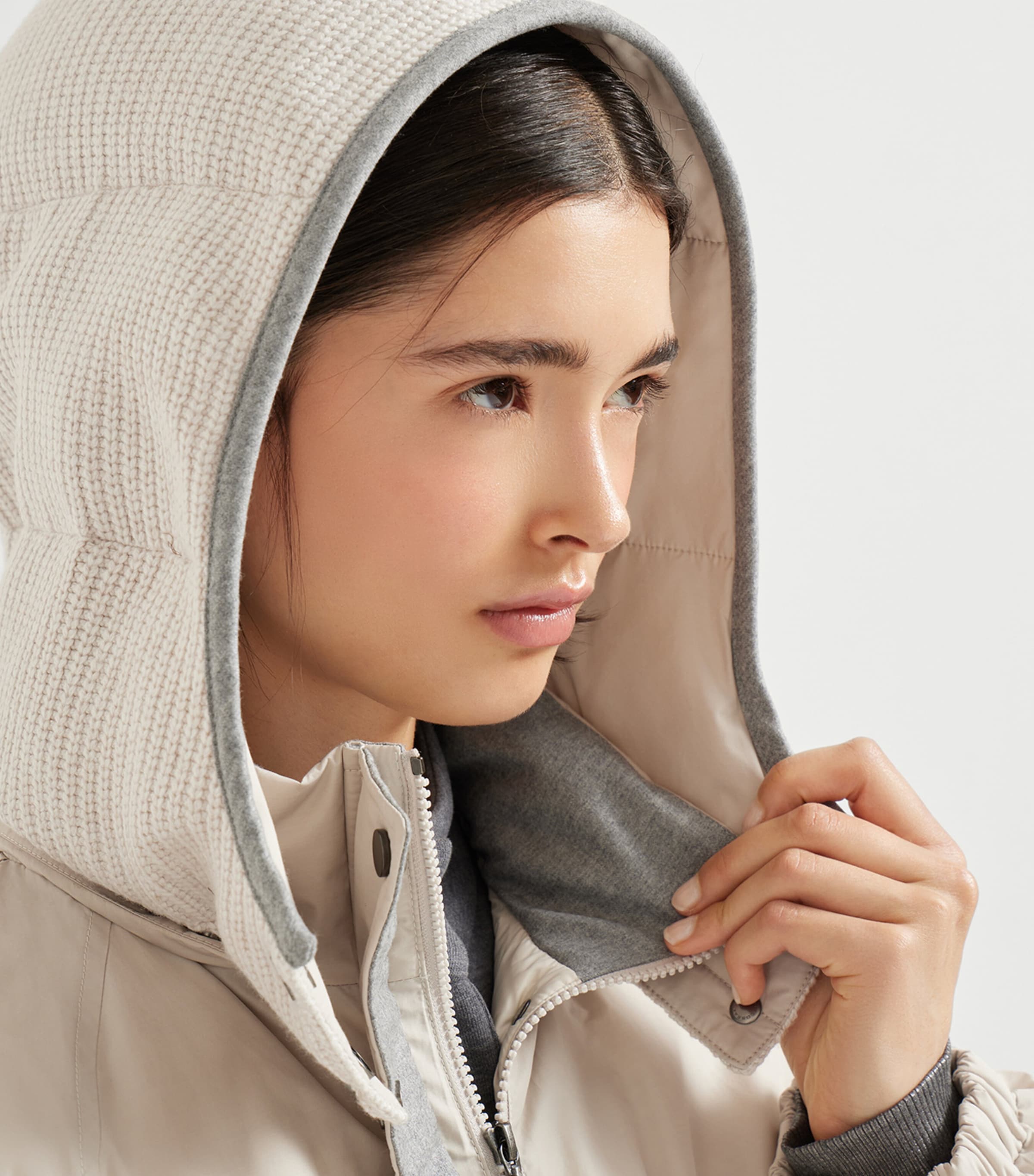 Techno Cotton Puffer Jacket C7958 Image 2