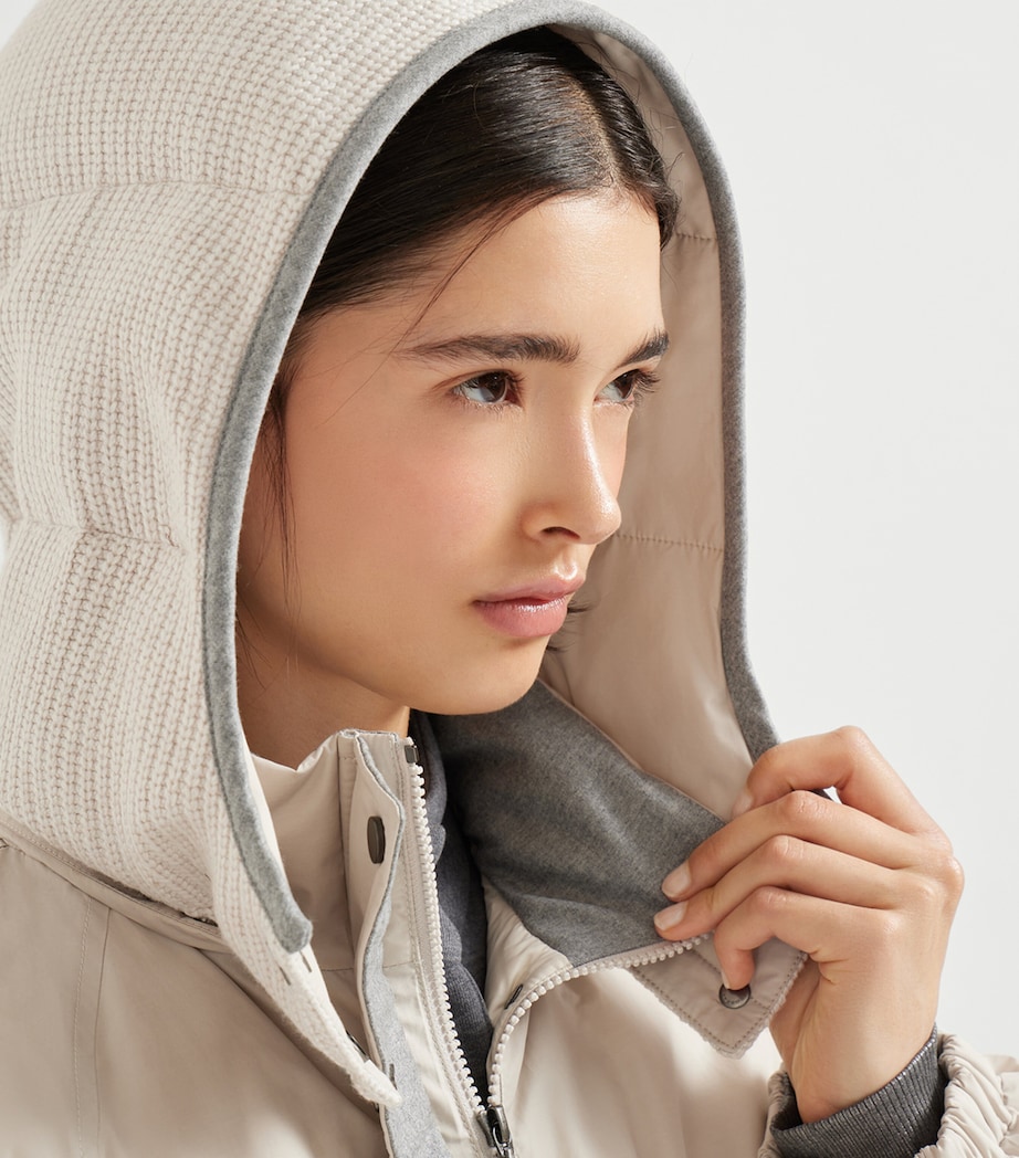 Techno Cotton Puffer Jacket C7958 Image 2