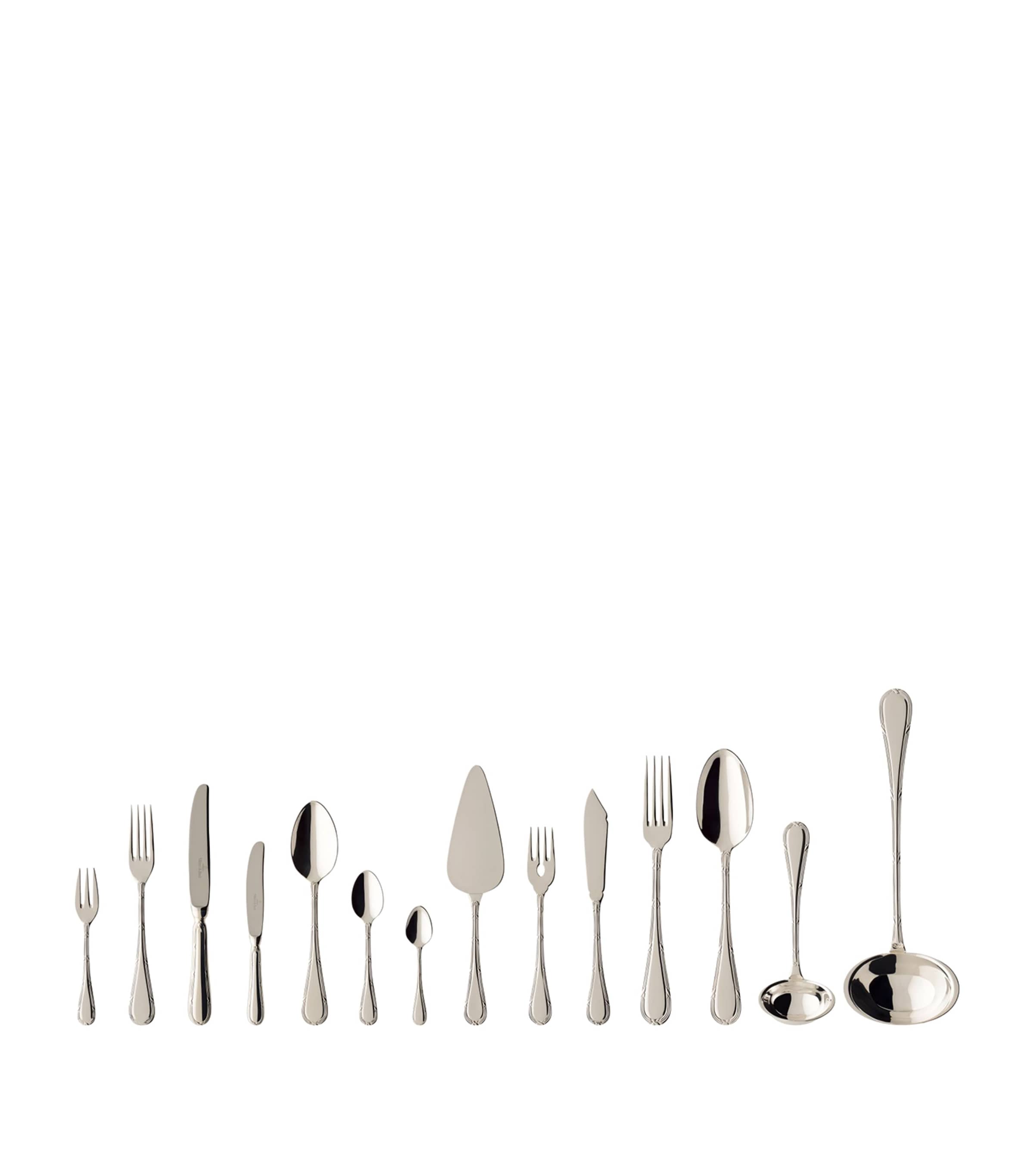 Villeroy & Boch Kreuzband Septfontaines 113-piece Cutlery Set In Metallic