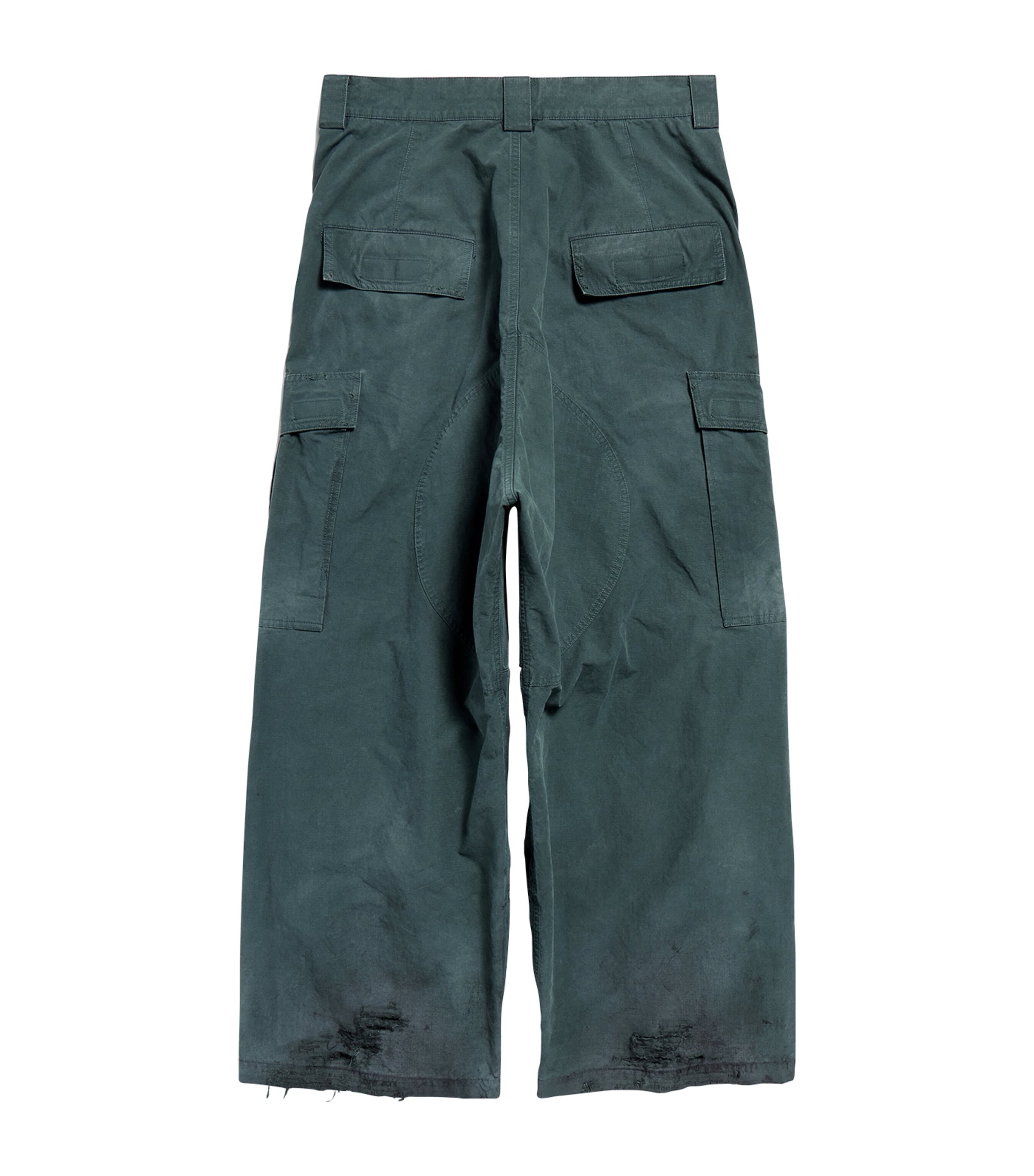 Cotton Oversized Cargo Trousers 3054 Image 3