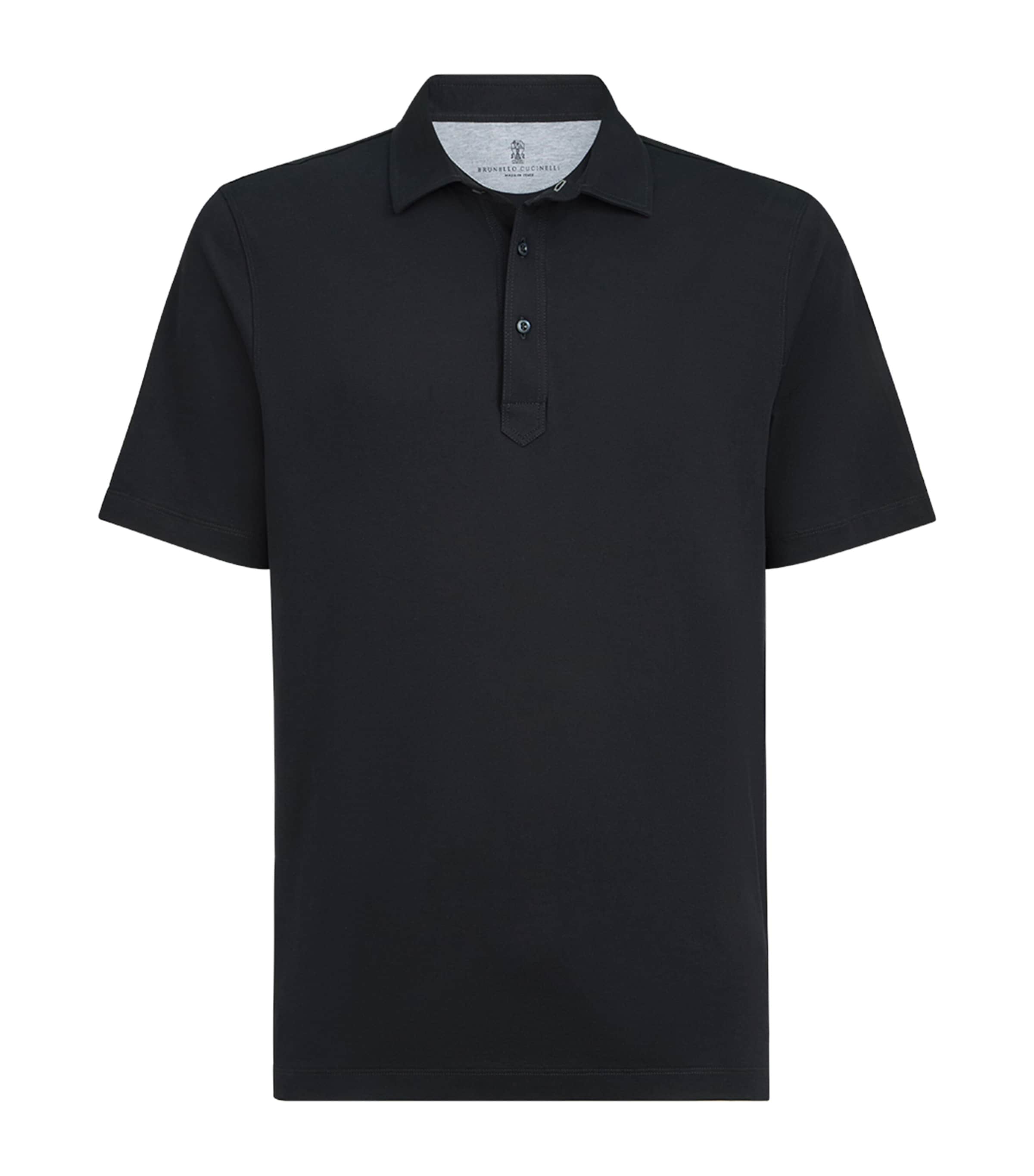 Brunello Cucinelli Mens Cotton Polo Shirt Image 1