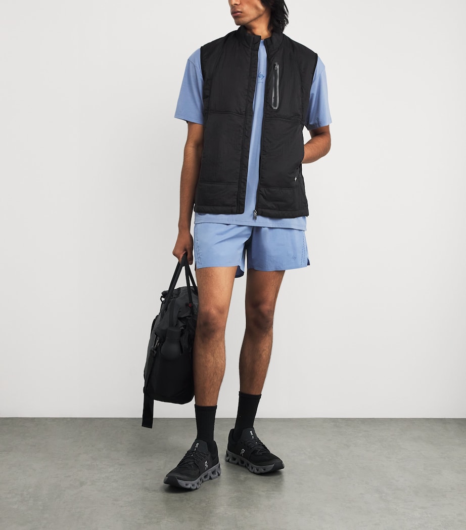 Half-Padded Packable Run Gilet BLACK Image 2