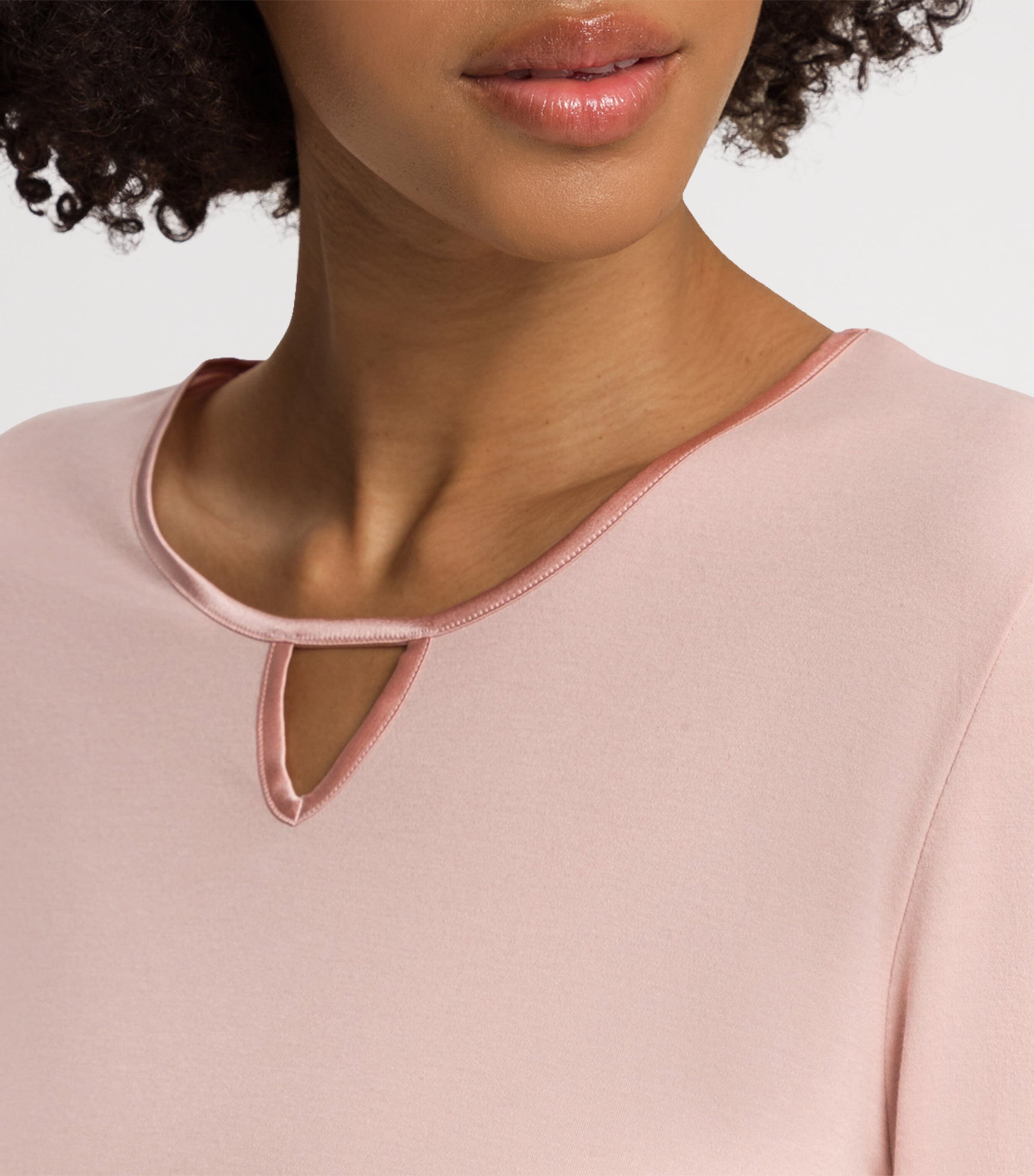 Cotton-Blend Claire Pyjama Set PINK/ROSE Image 5