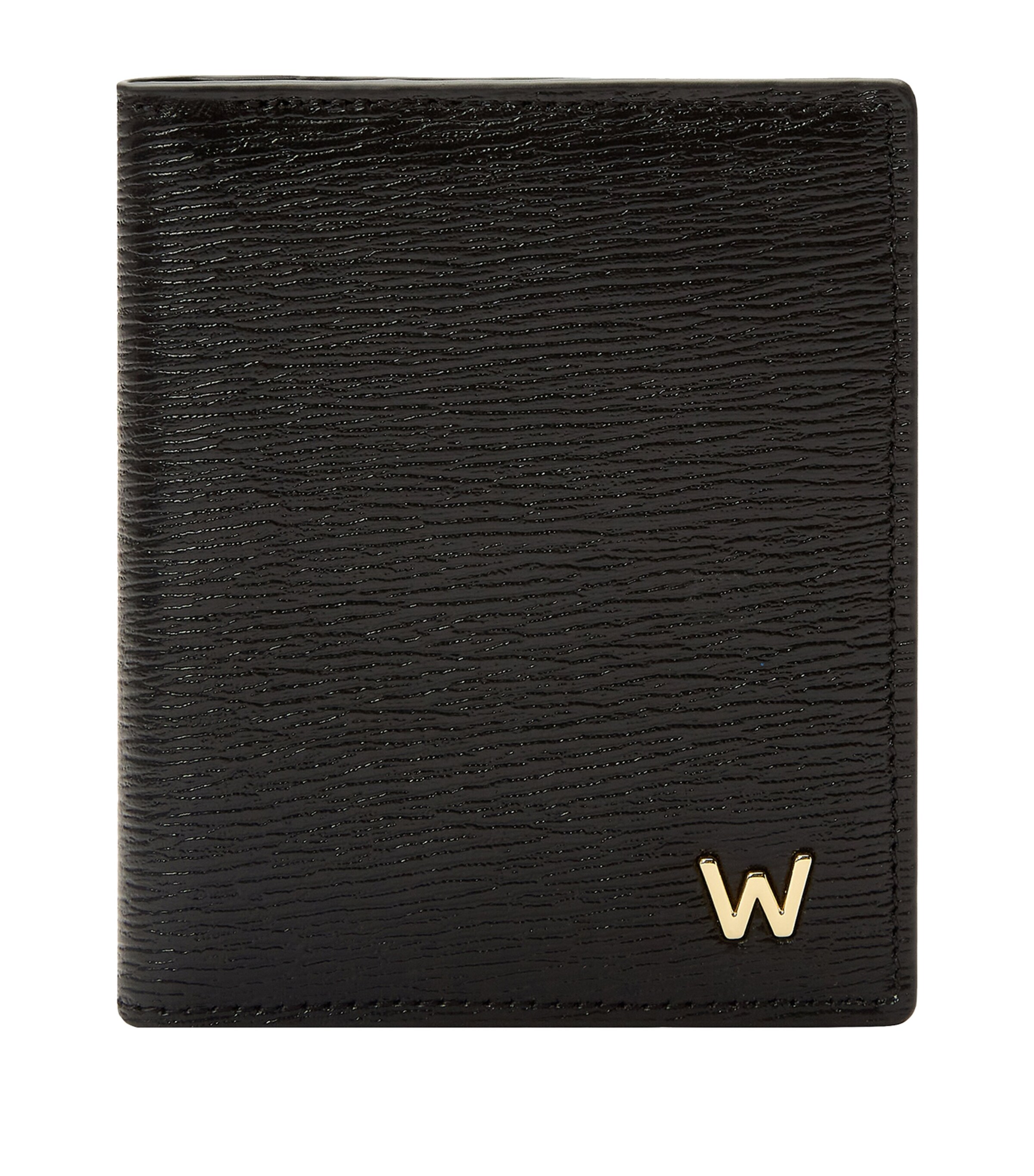 WOLF Leather W ID Case Black Image 1