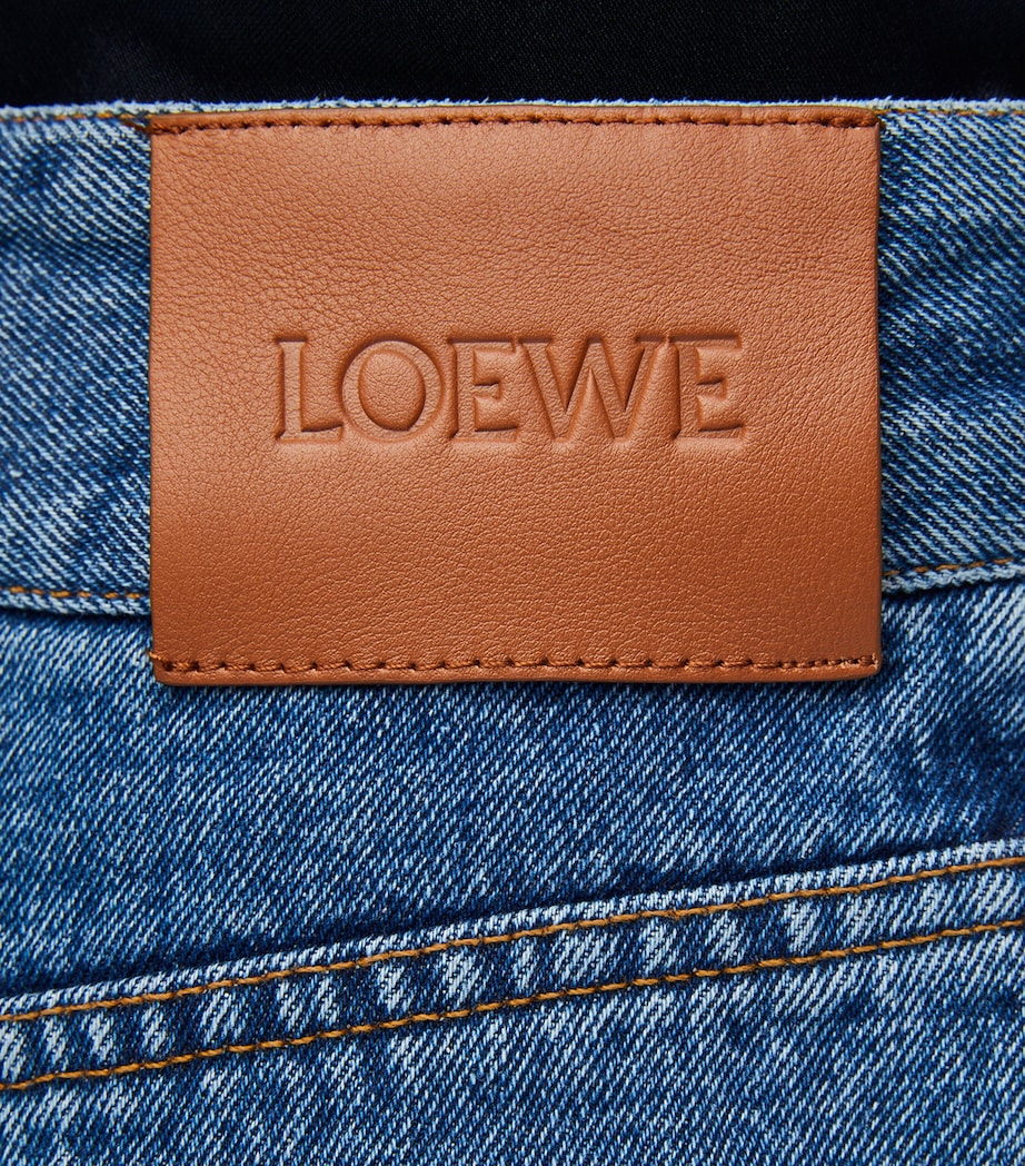 Denim Anagram Shorts JEANS BLUE Image 5