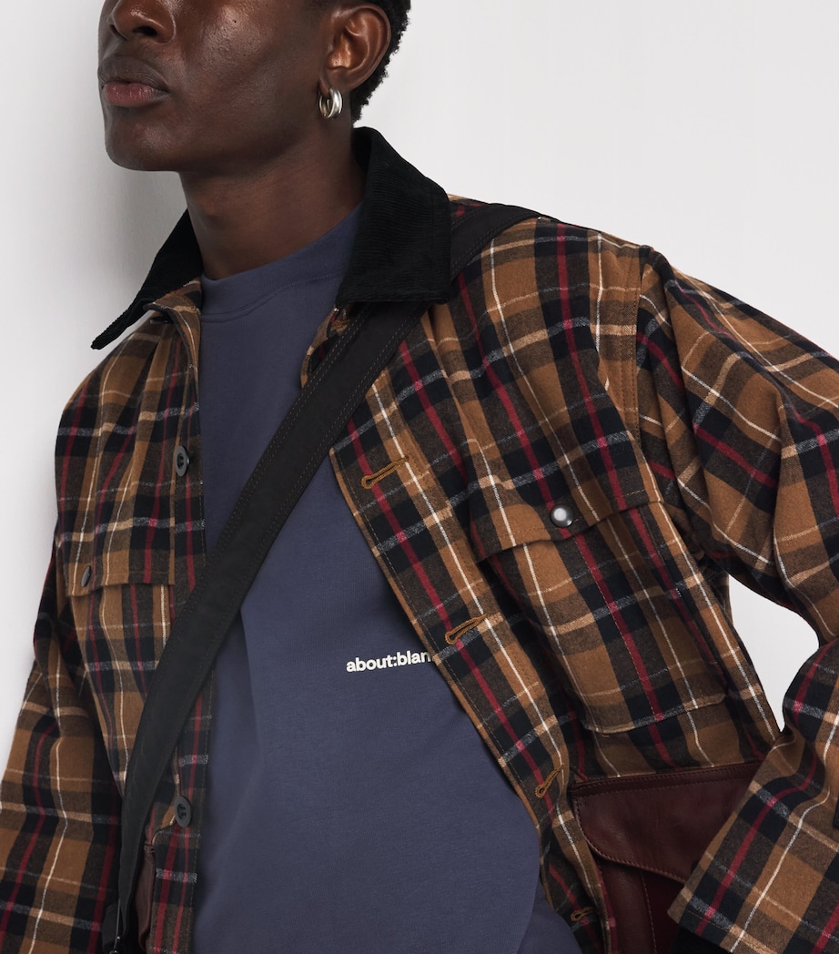 Cotton Back Logo T-Shirt SMOKE BLUE/ECRU Image 6