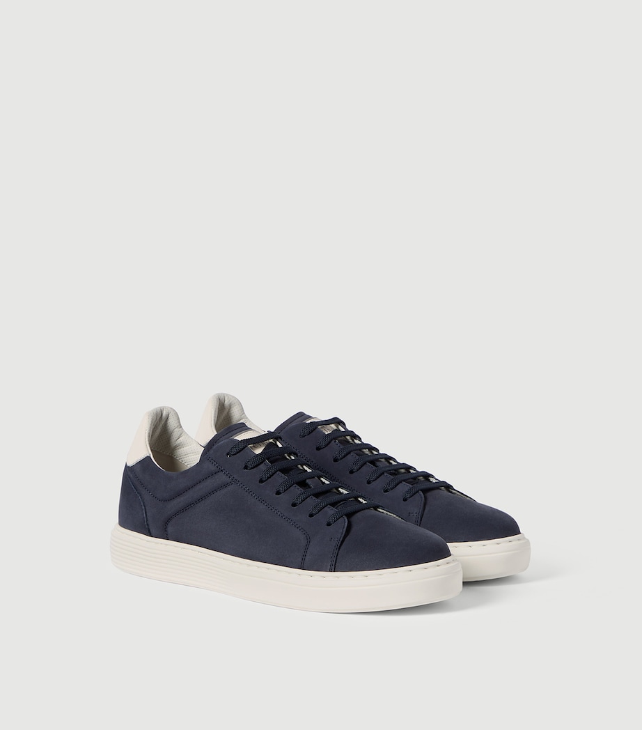 Brunello Cucinelli Suede Lace-Up Sneakers Image 3
