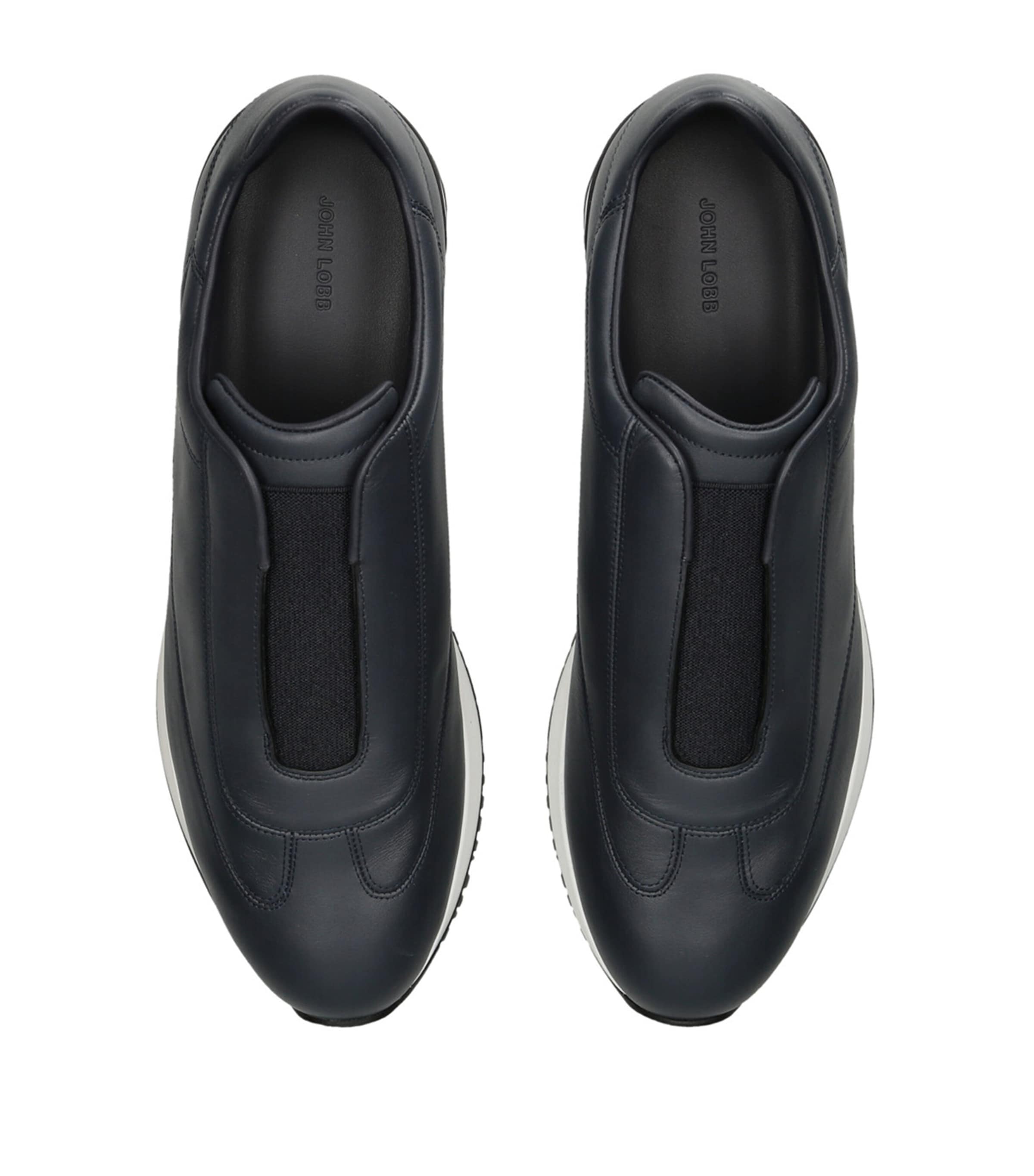 John Lobb Leather Lift Slip-On Sneakers | Harrods US
