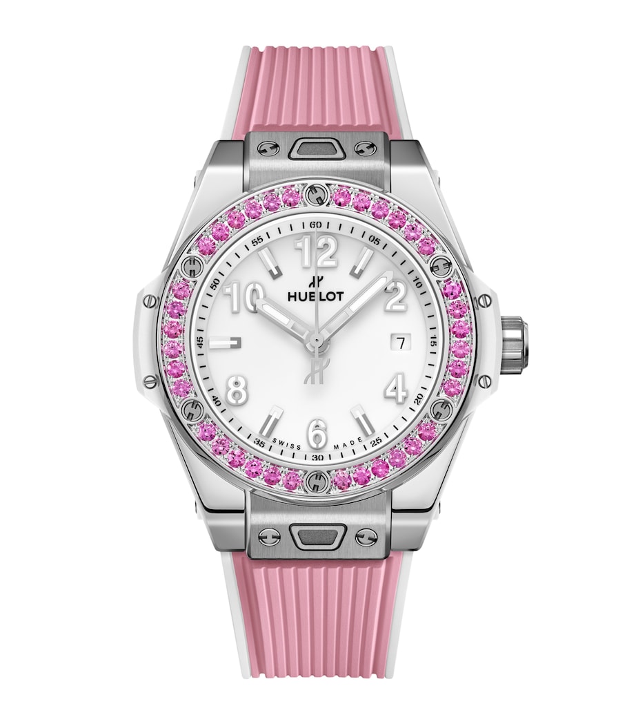 Stainless Steel and Sapphire Big Bang One Click Watch 33mm BLACK Image 1