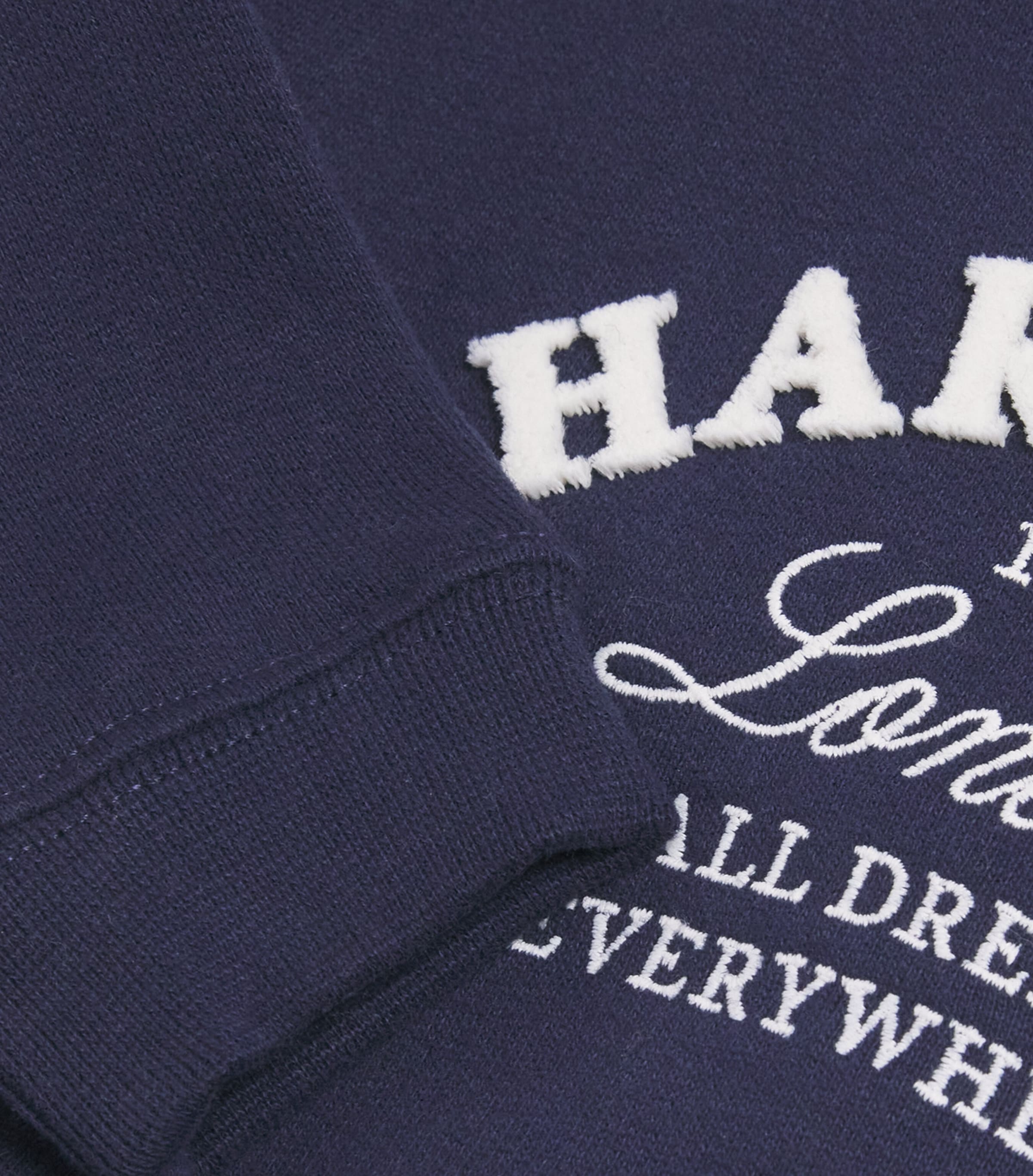 Cotton Logo Sweatshirt (0-18 Months) NAVY Image 4