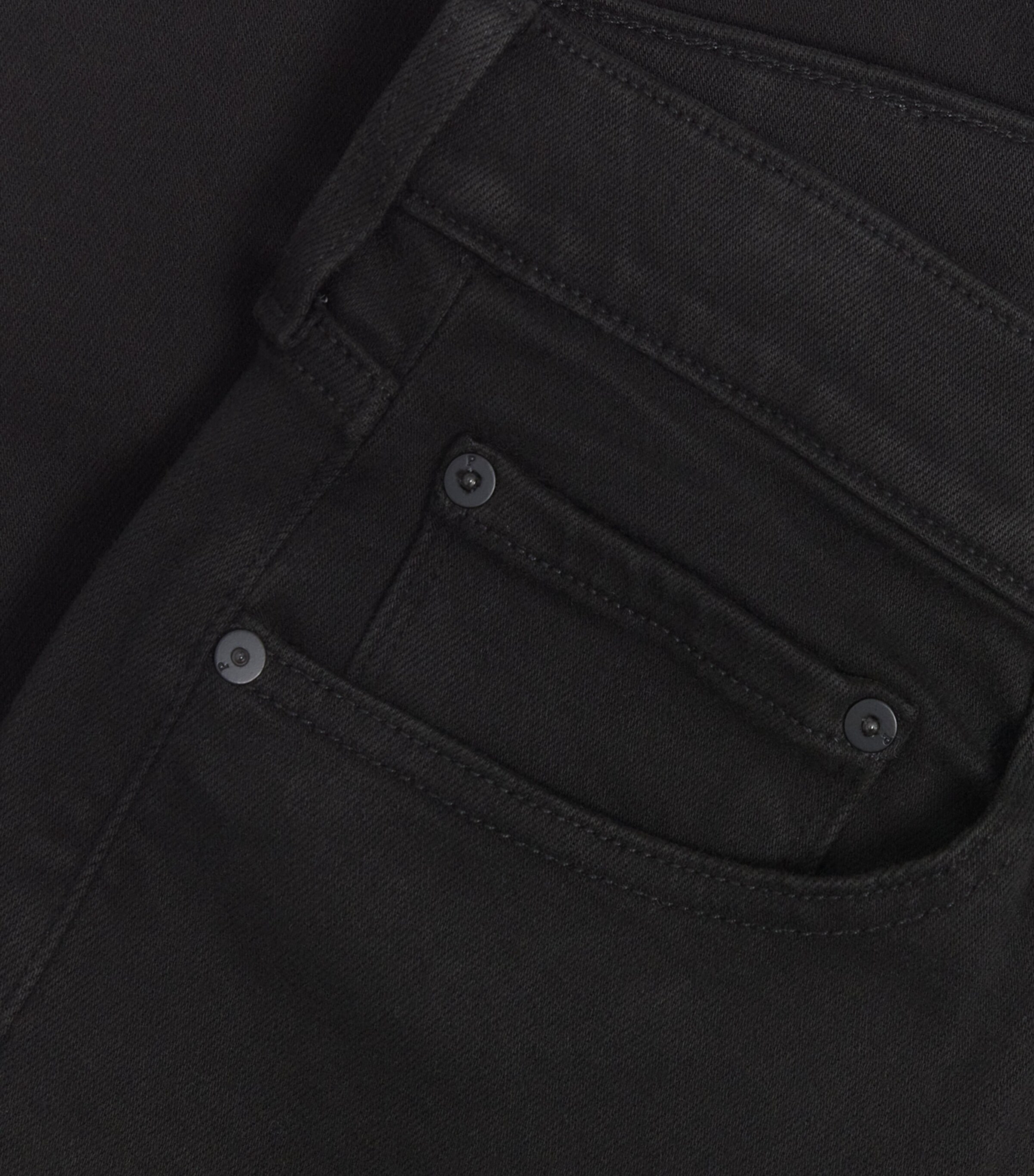 PAIGE Mens Transcend Vintage Doheny Straight Jeans Black Shade Image 5