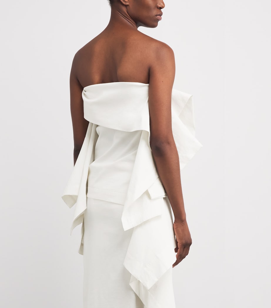 Collapsing Sculpture Top OFF-WHITE Image 4