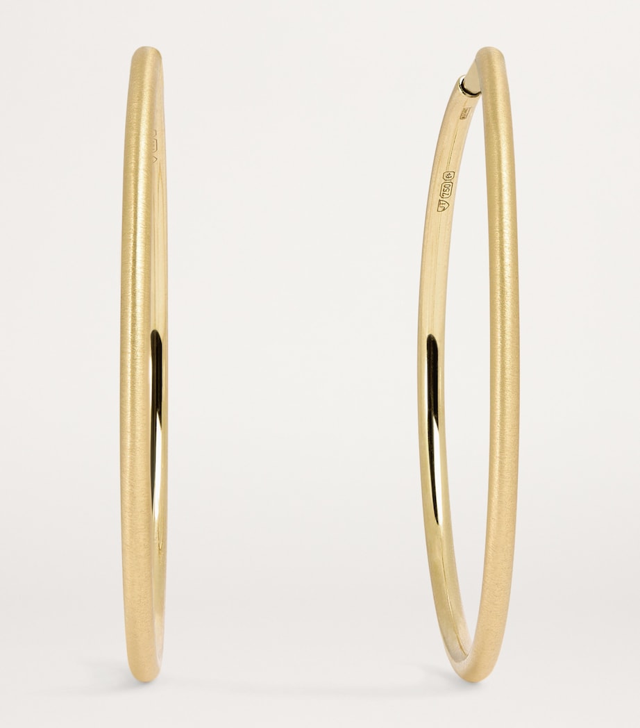 Yellow Gold Pia Plié Hoop Earrings YELLOW GOLD Image 3