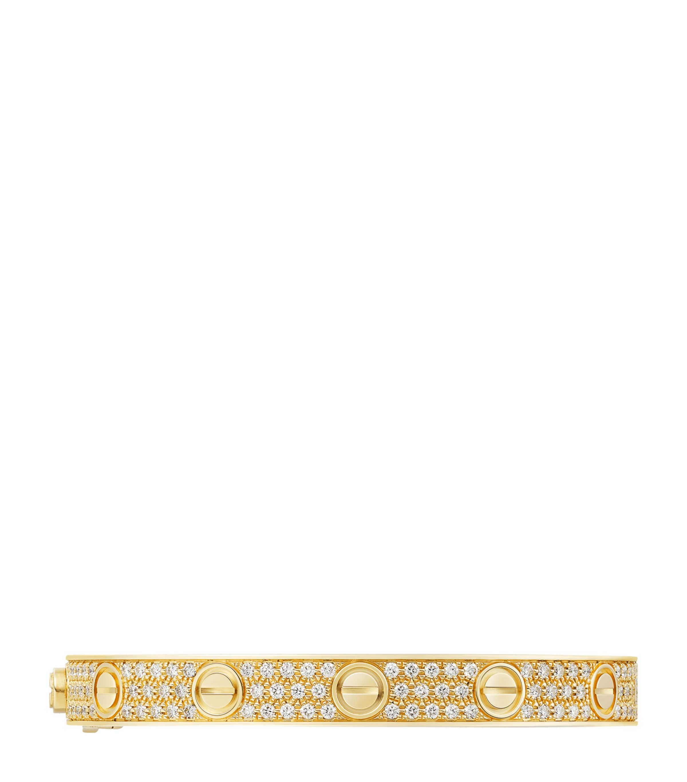 Cartier LOVE Classic Yellow Gold Diamond-Paved Bracelet Yellow Gold Image 2