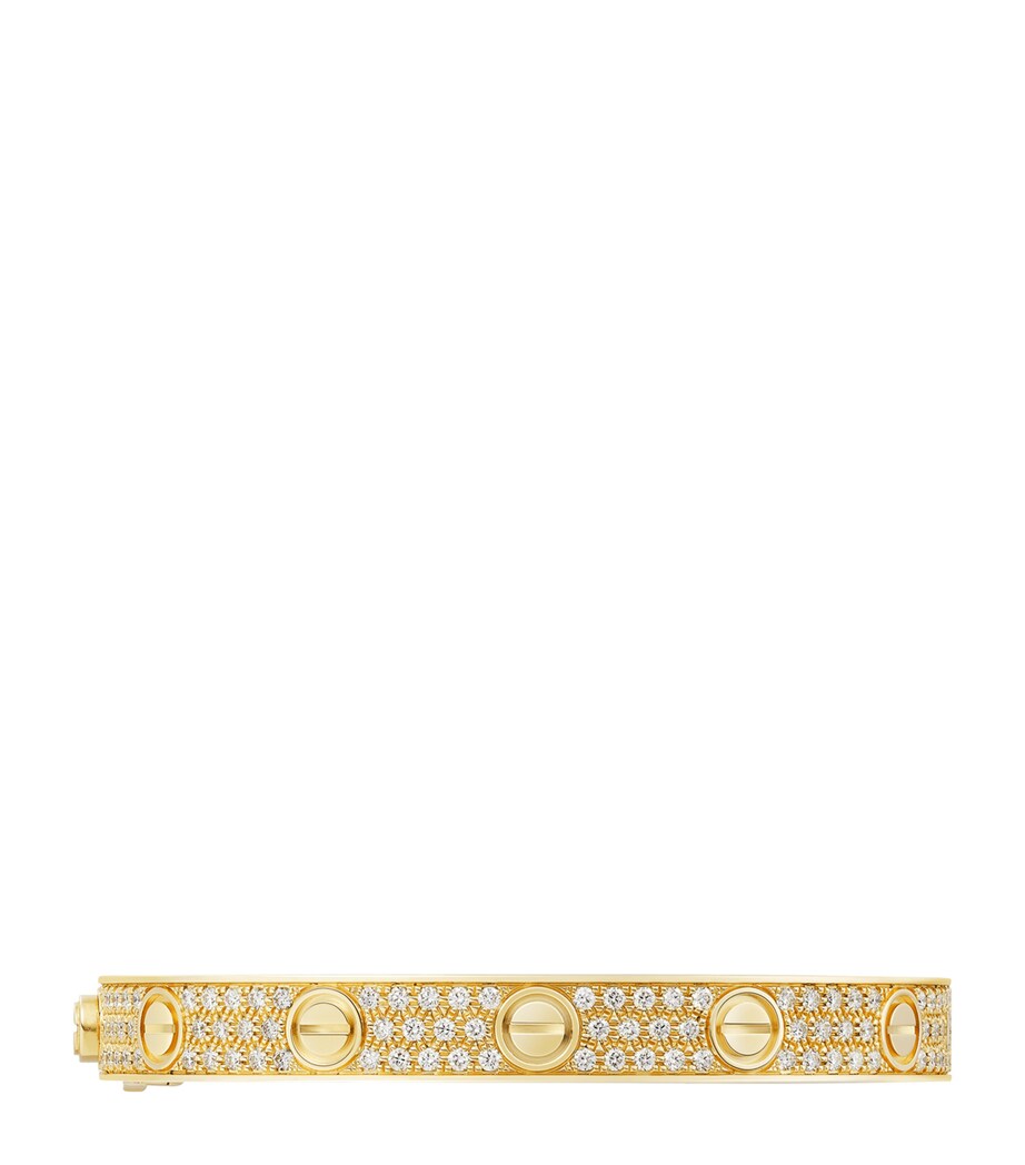 Cartier LOVE Classic Yellow Gold Diamond-Paved Bracelet Yellow Gold Image 2