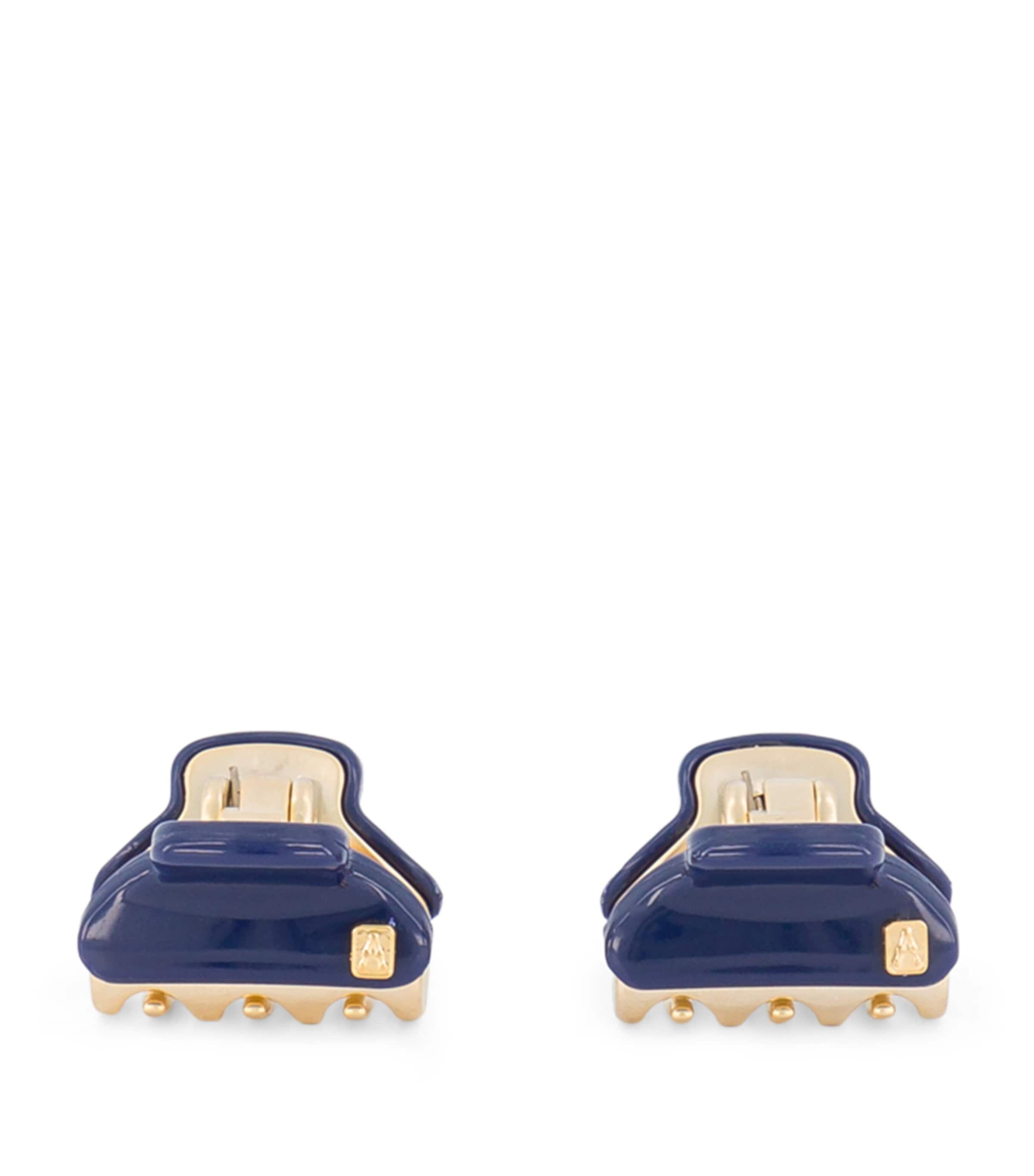 Alexandre De Paris Gold-plated Mini Claw Hair Clips