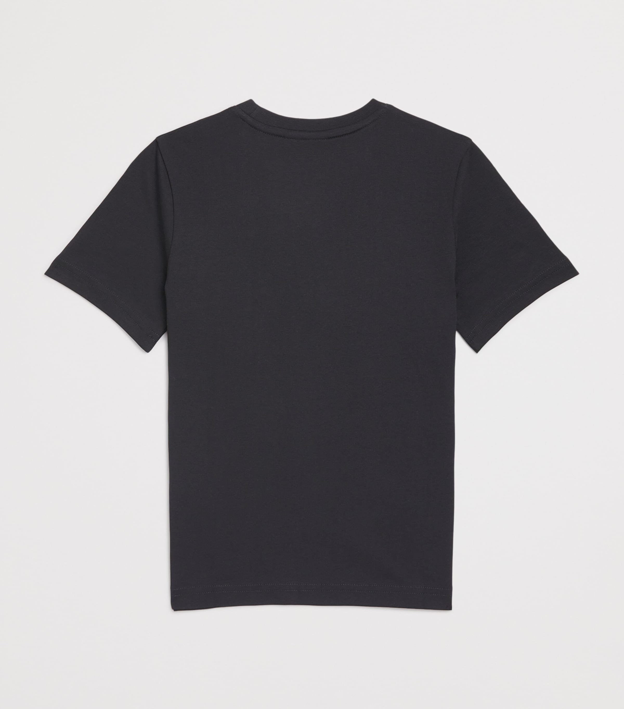 Cotton Logo T-Shirt (4-16 Years) BLACK Image 2
