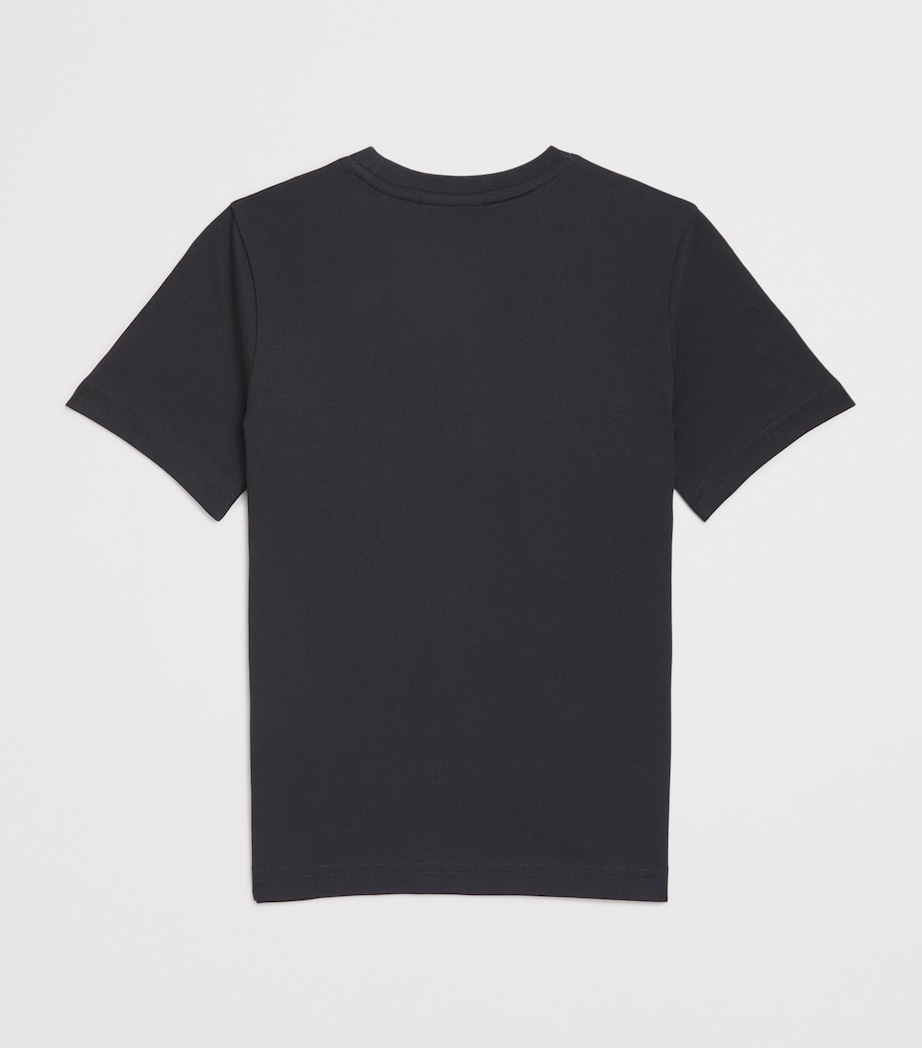 Cotton Logo T-Shirt (4-16 Years) BLACK Image 2