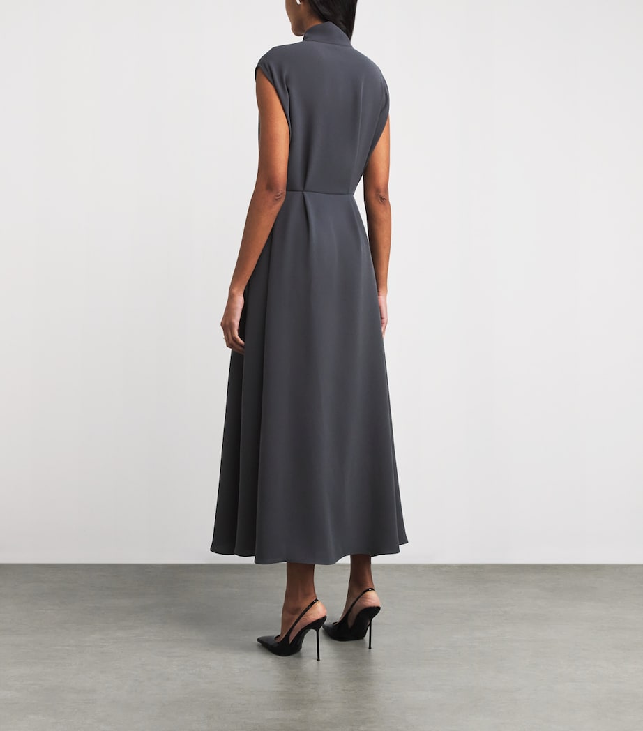 Georgette Silla Midi Dress SLATE GREY Image 3