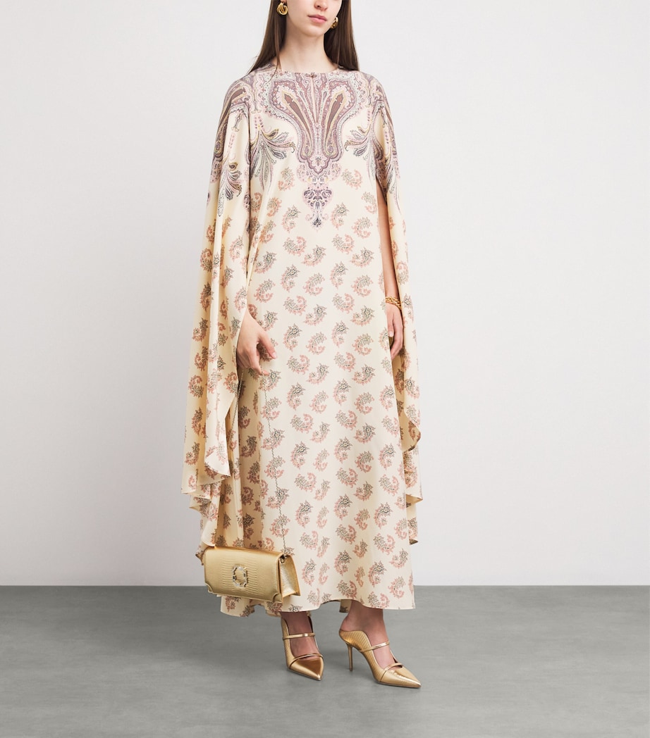 Malone Souliers x Harrods Exclusive Metallic Leather Embossed Maureen Mules 85 Antique Gold Image 4