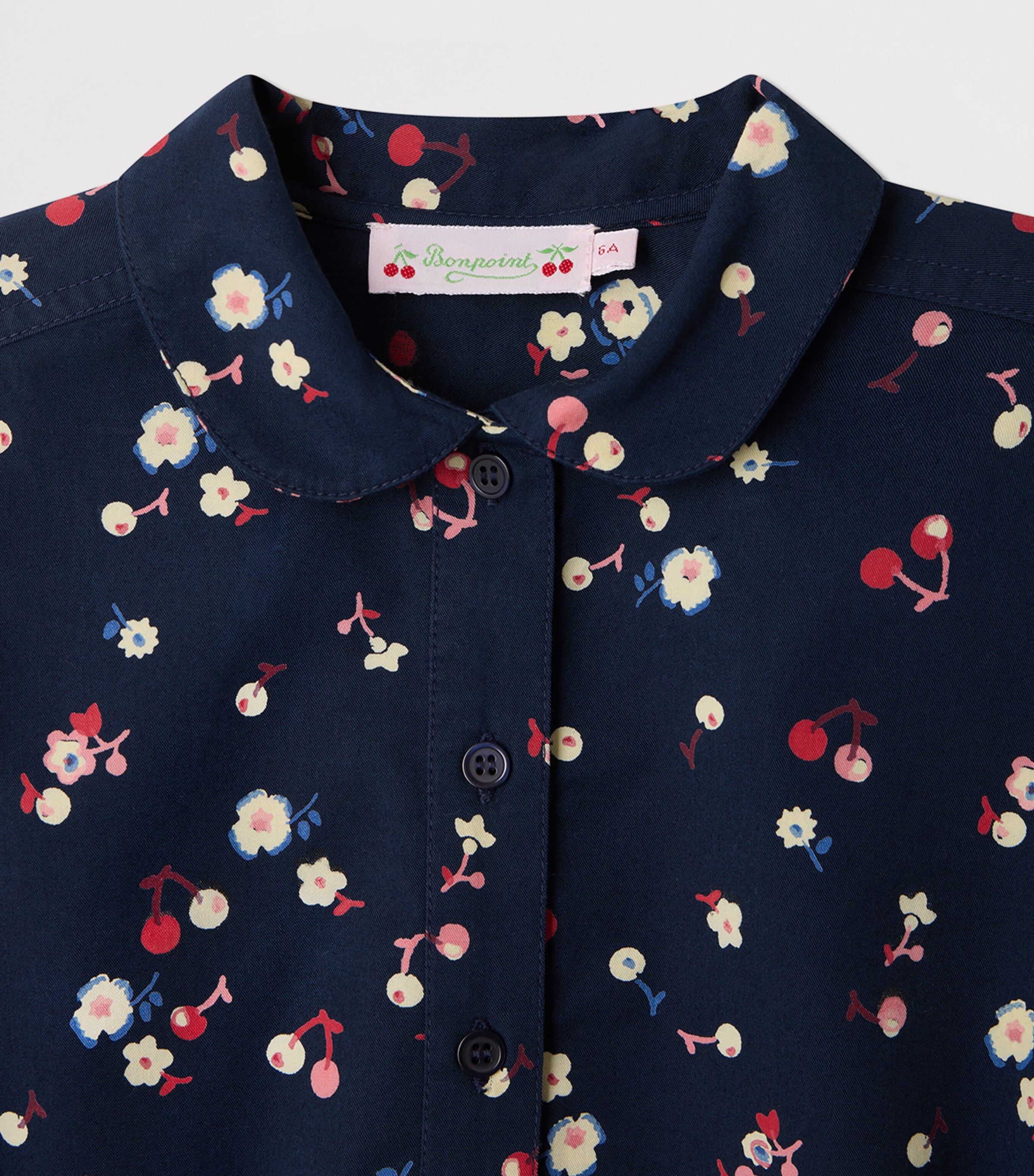 Bonpoint Cotton Floral Dress (4-8 Years) Fl Multicolore Image 3