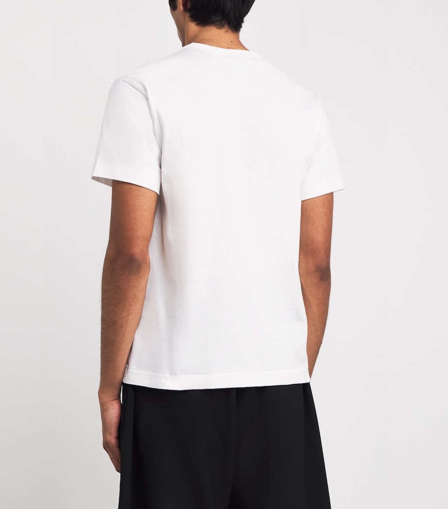 Comme Des Garçons Play Mens Heart Logo T-Shirt White Image 4