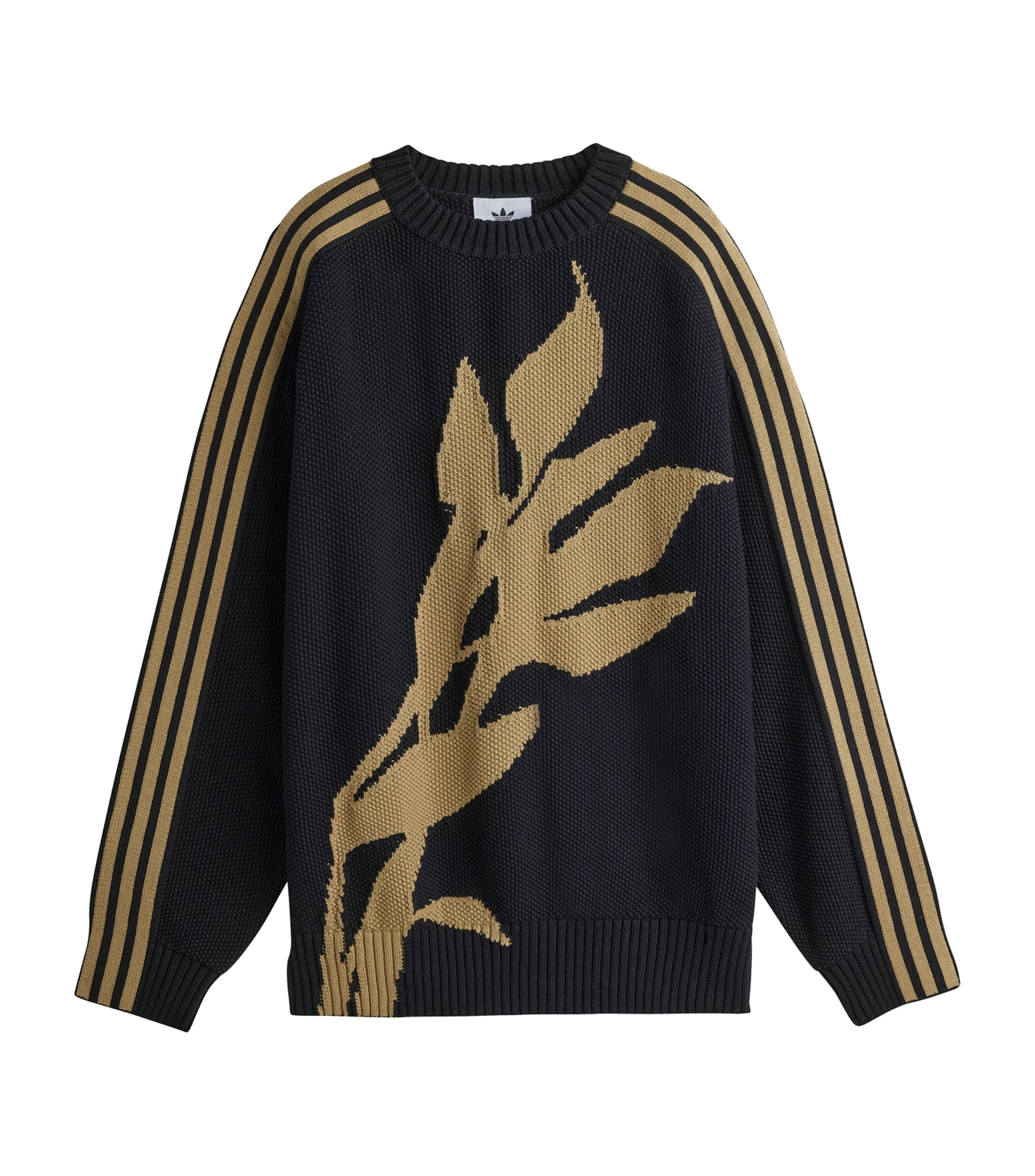 Adidas Originals X Song For The Mute Cotton Flower Sweater In Black