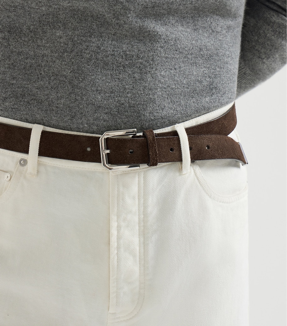 Brunello Cucinelli Reversible Leather Belt Image 2
