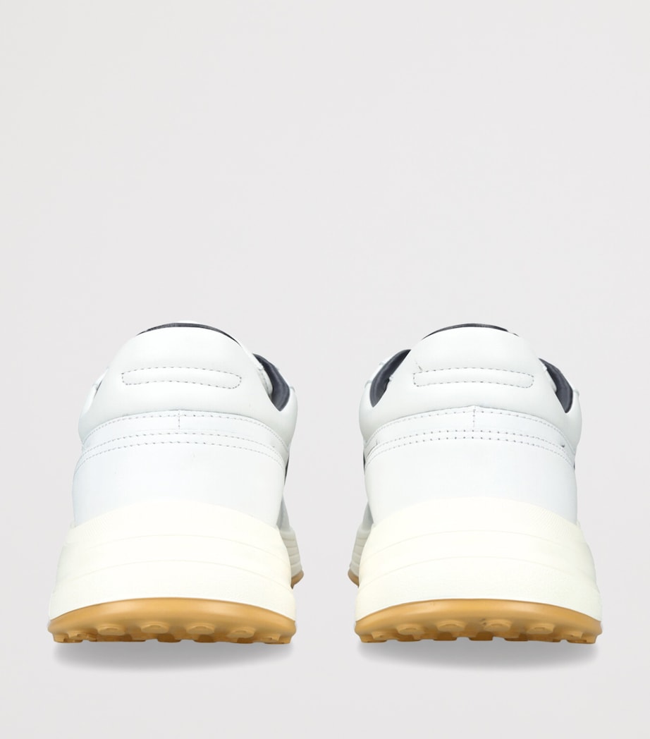 Leather Hyperlight Sneakers WHITE/BLK Image 2