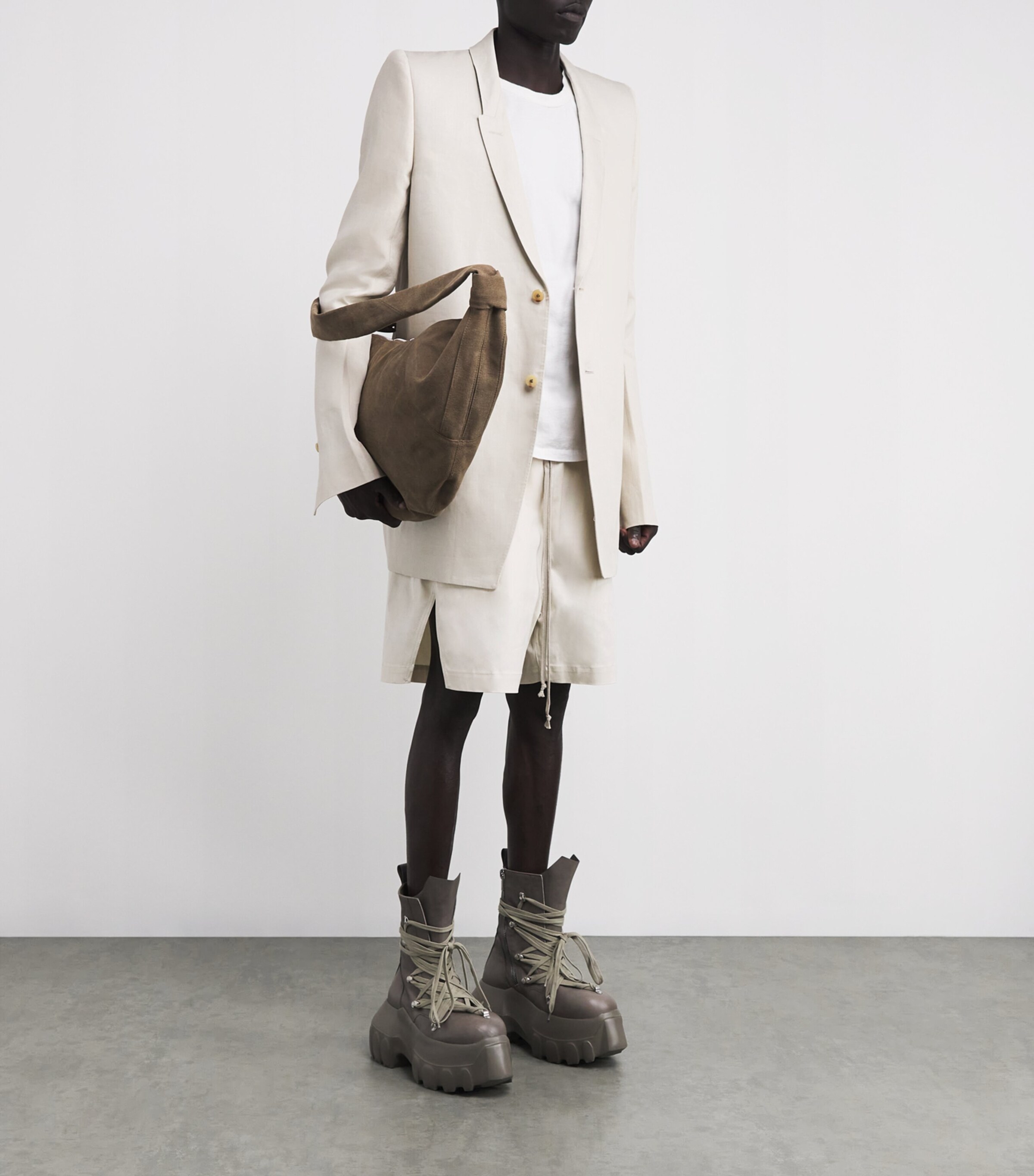 Stretch-Cotton Drawstring Shorts 41/DINGE Image 1