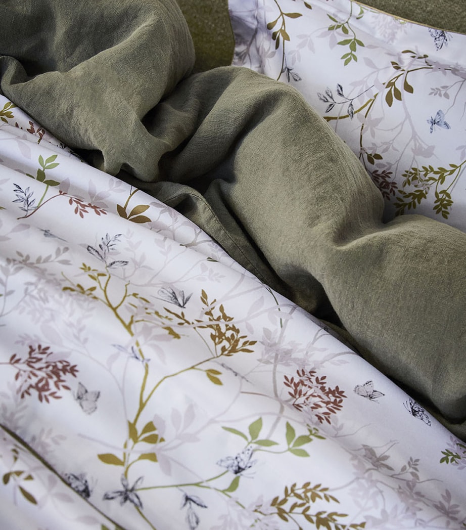 Alexandre Turpault Jardin Des Sens King Duvet Cover (230cm x 220cm) Ermine Image 3